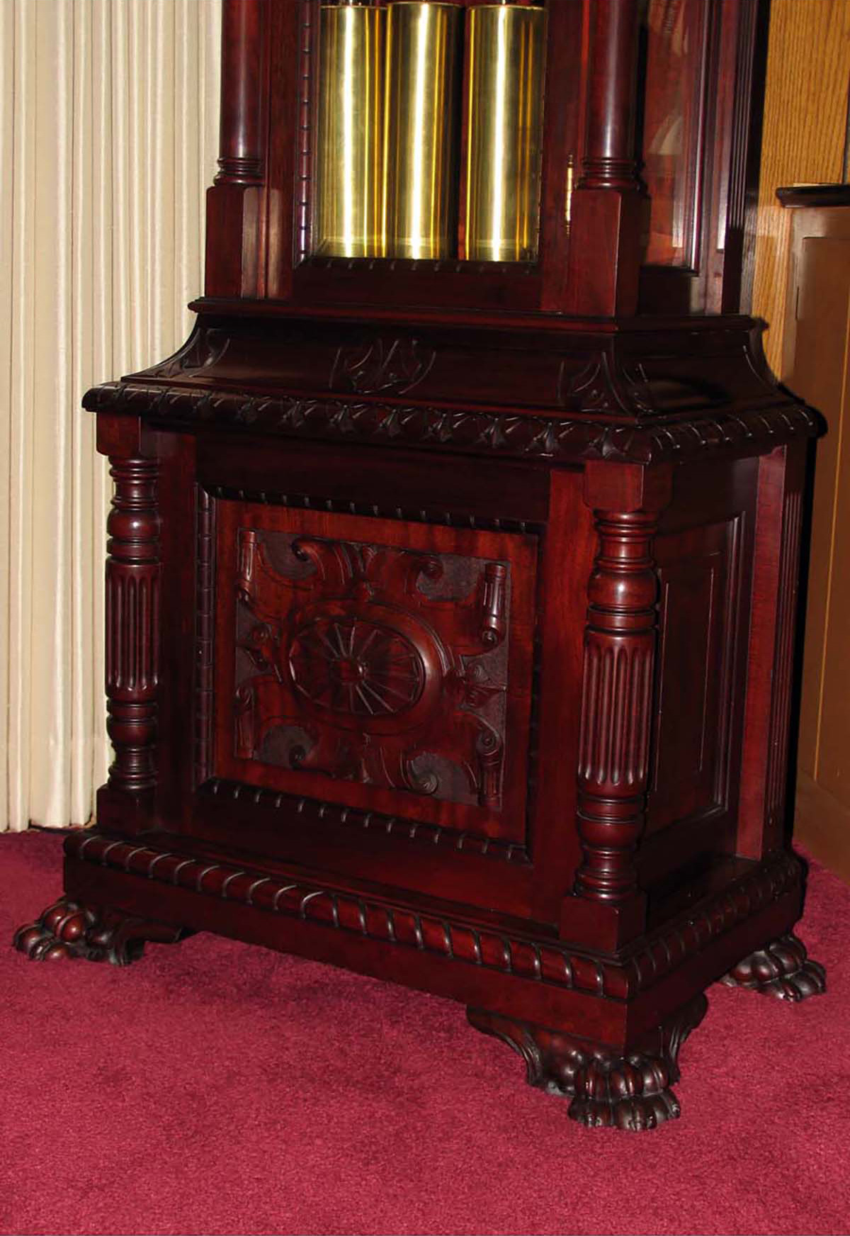 J. E. Caldwell 15 Bell, 18 Hammer, 5 Gong, Musical Grandfather Clock