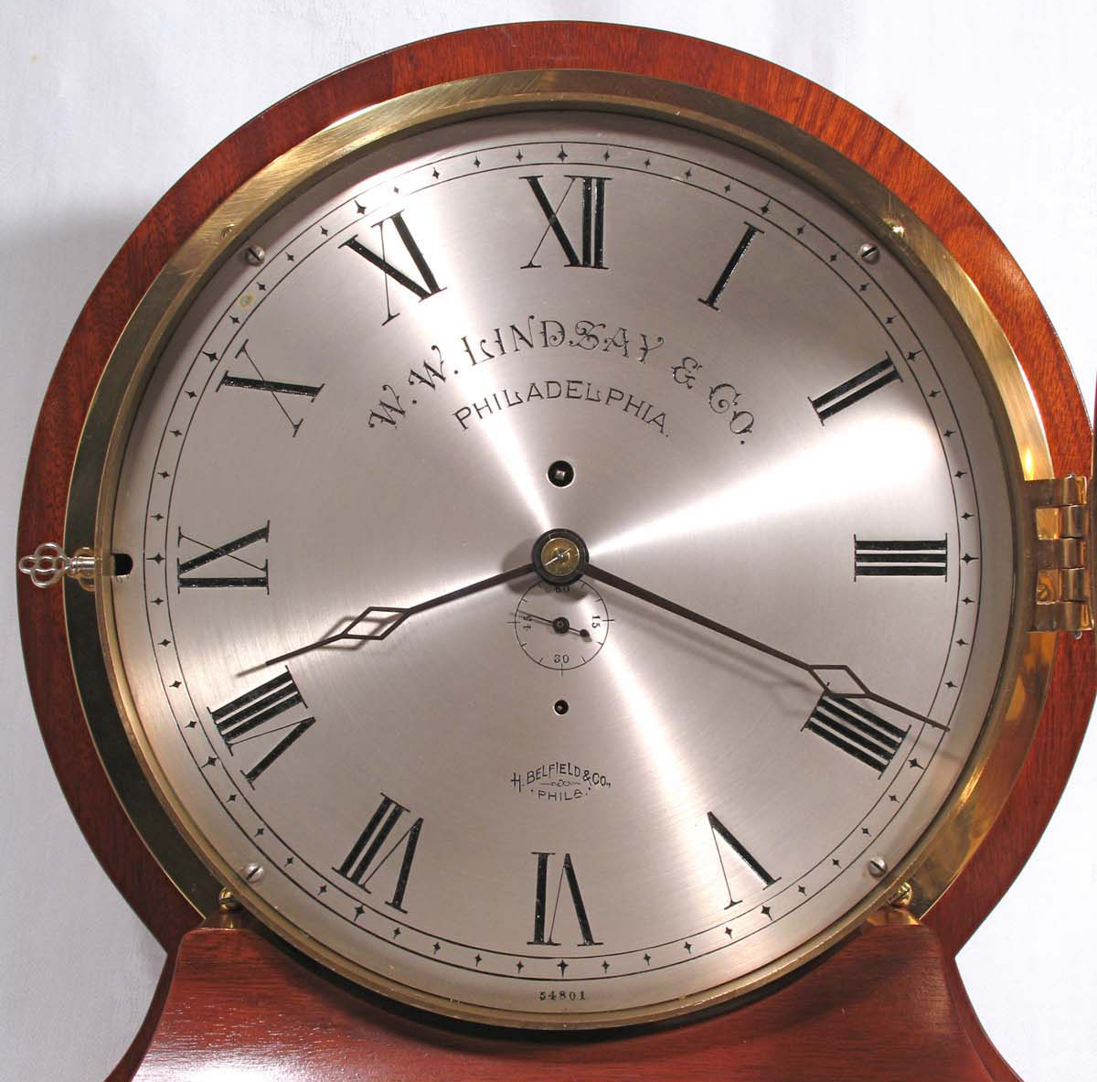 E. Howard 12 inch Marine Clock - W. W. Lindsay Company