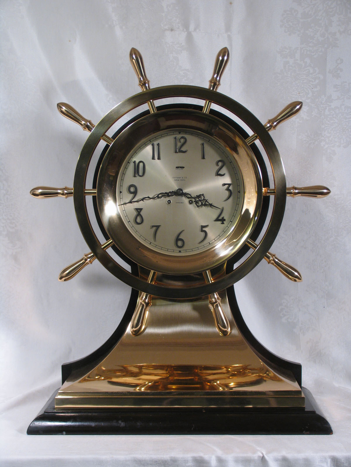 Chelsea 10 inch Special Dial Mariner Yacht Wheel Ships Bell Clock for Tiffany
