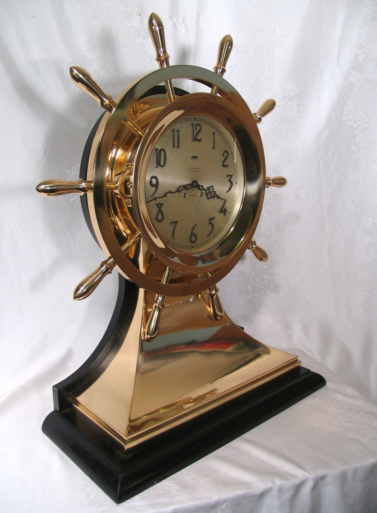 Chelsea 10 inch Special Dial Mariner Yacht Wheel Ships Bell Clock for Tiffany