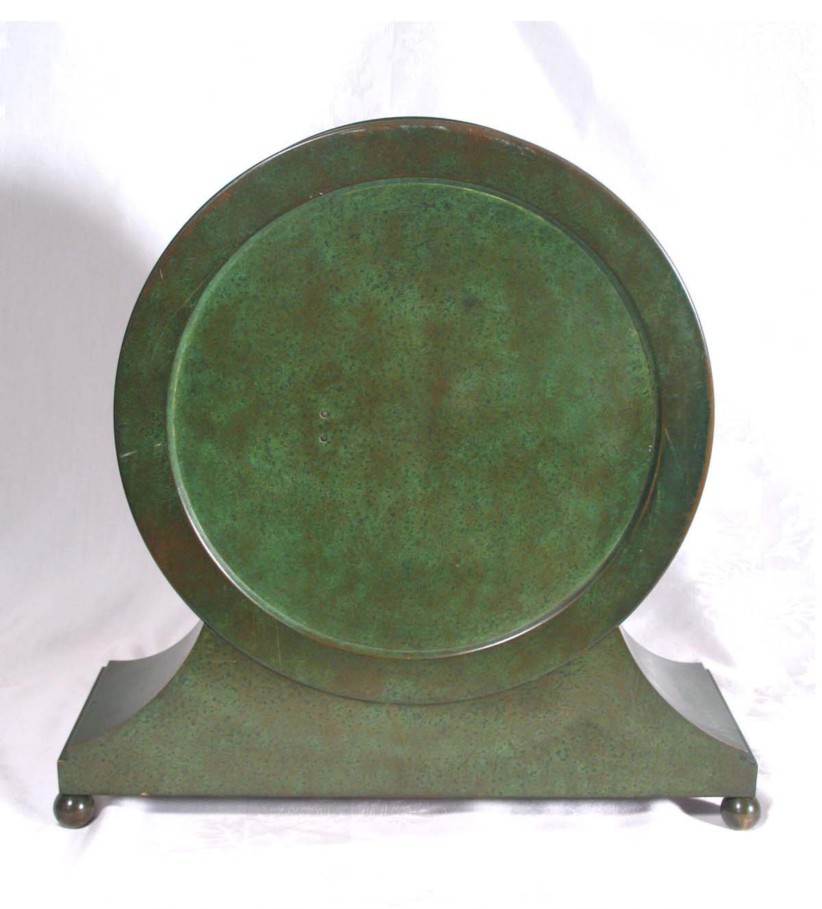 Chelsea 10 inch Special Dial Base & Ball Feet - Superb Original Verde Finish