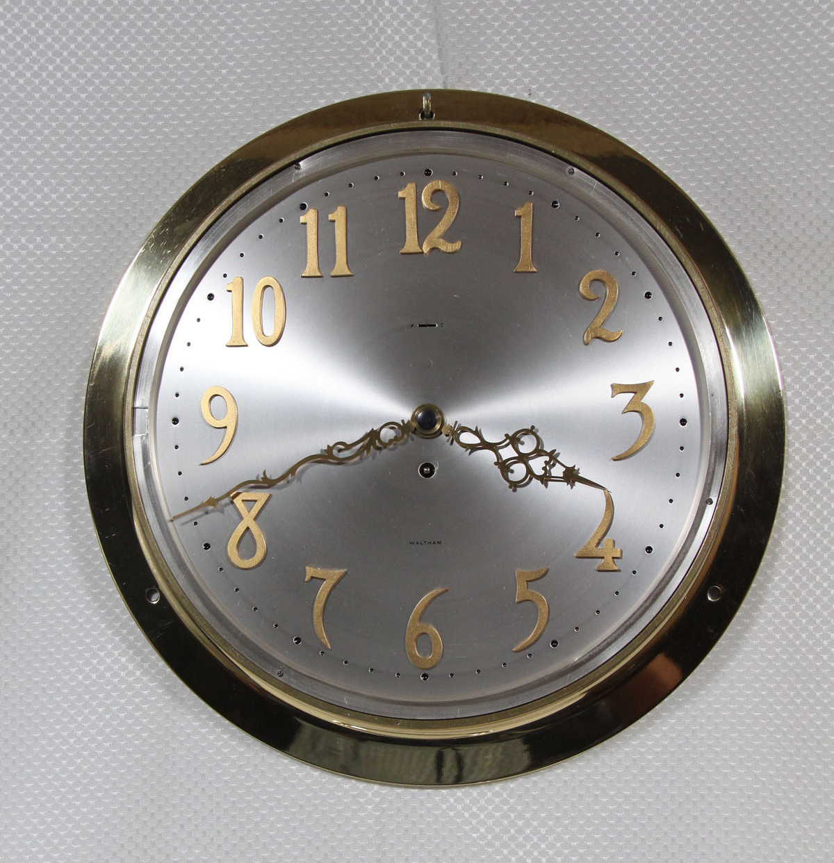 Waltham 12 inch Dial Marine Clock