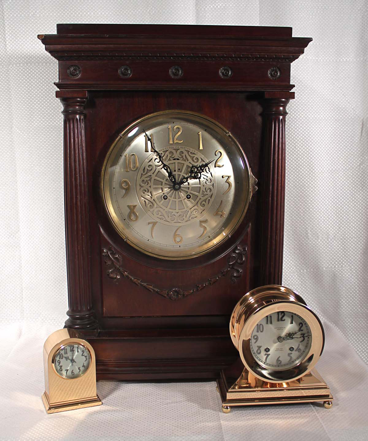 Chelsea 10 inch Special Grand Mahogany Empire Clock
