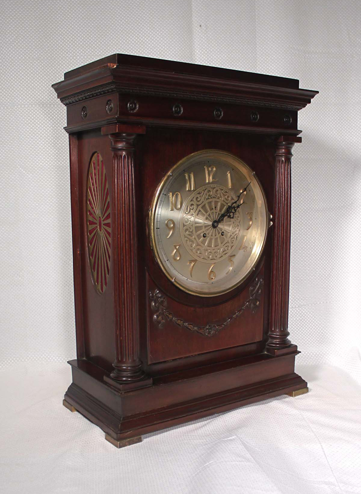 Chelsea 10 inch Special Grand Mahogany Empire Clock