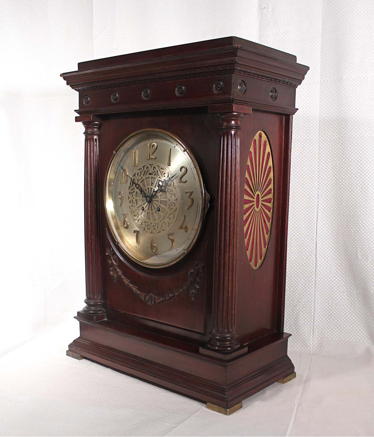 Chelsea 10 inch Special Grand Mahogany Empire Clock
