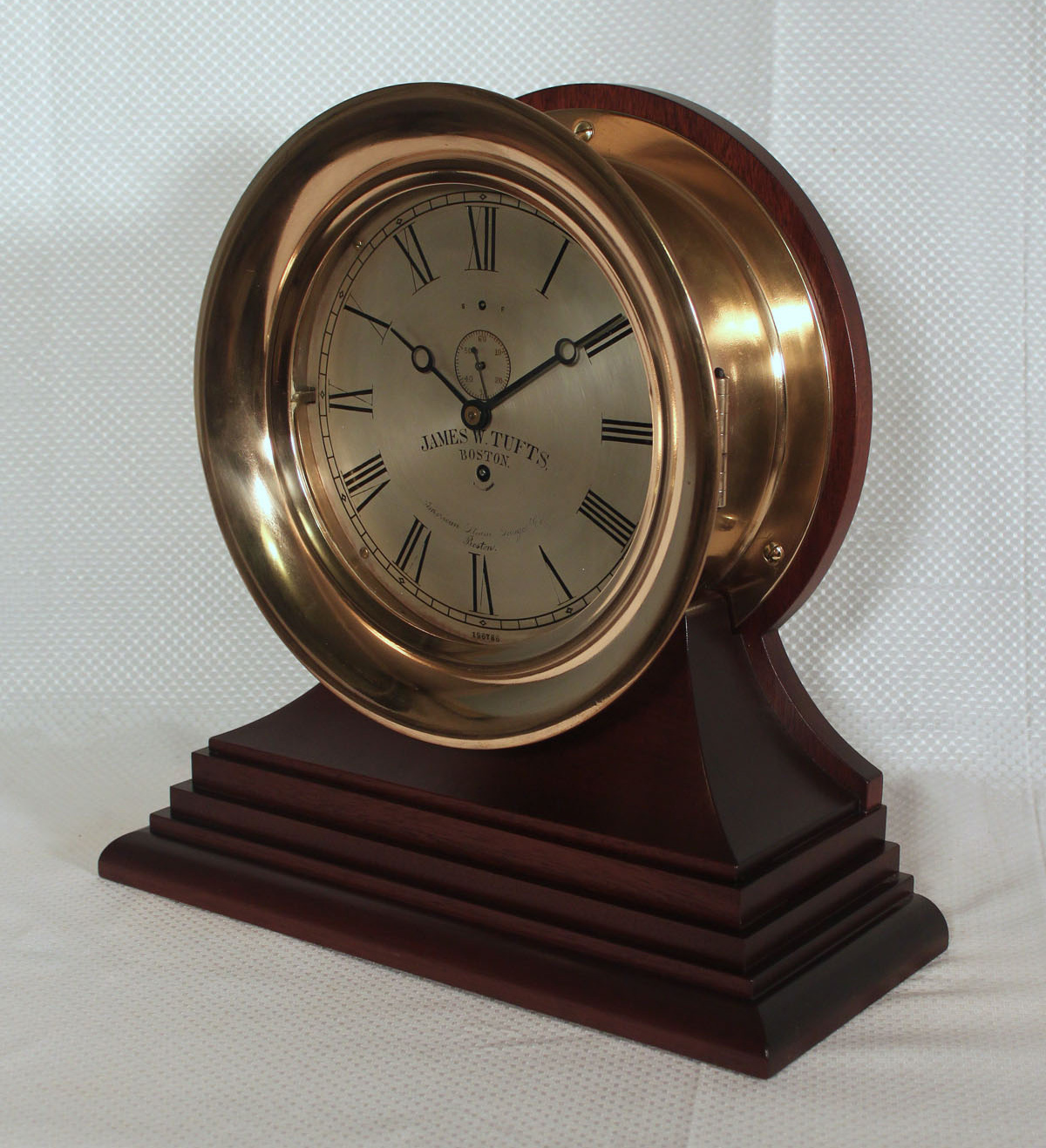 E. Howard 8 1/2 inch Marine Clock for James W. Tufts, Boston