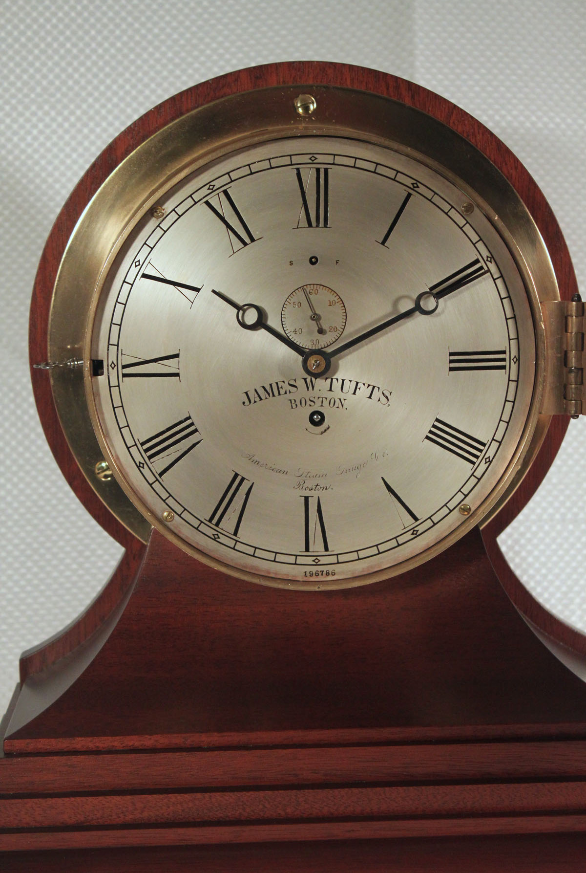 E. Howard 8 1/2 inch Marine Clock for James W. Tufts, Boston