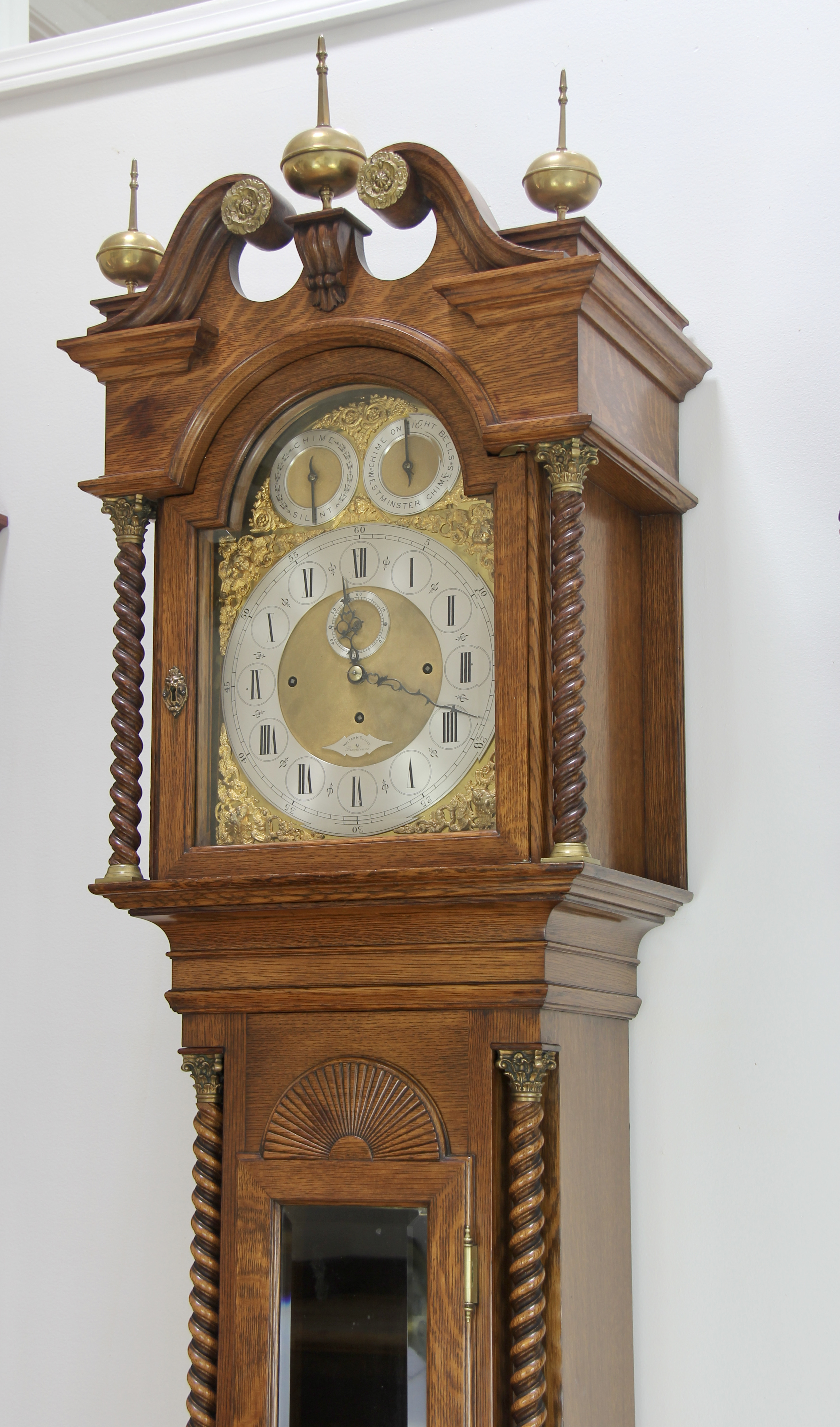 Walter Durfee 8 Bell 5 Gong Grandfather Clock
