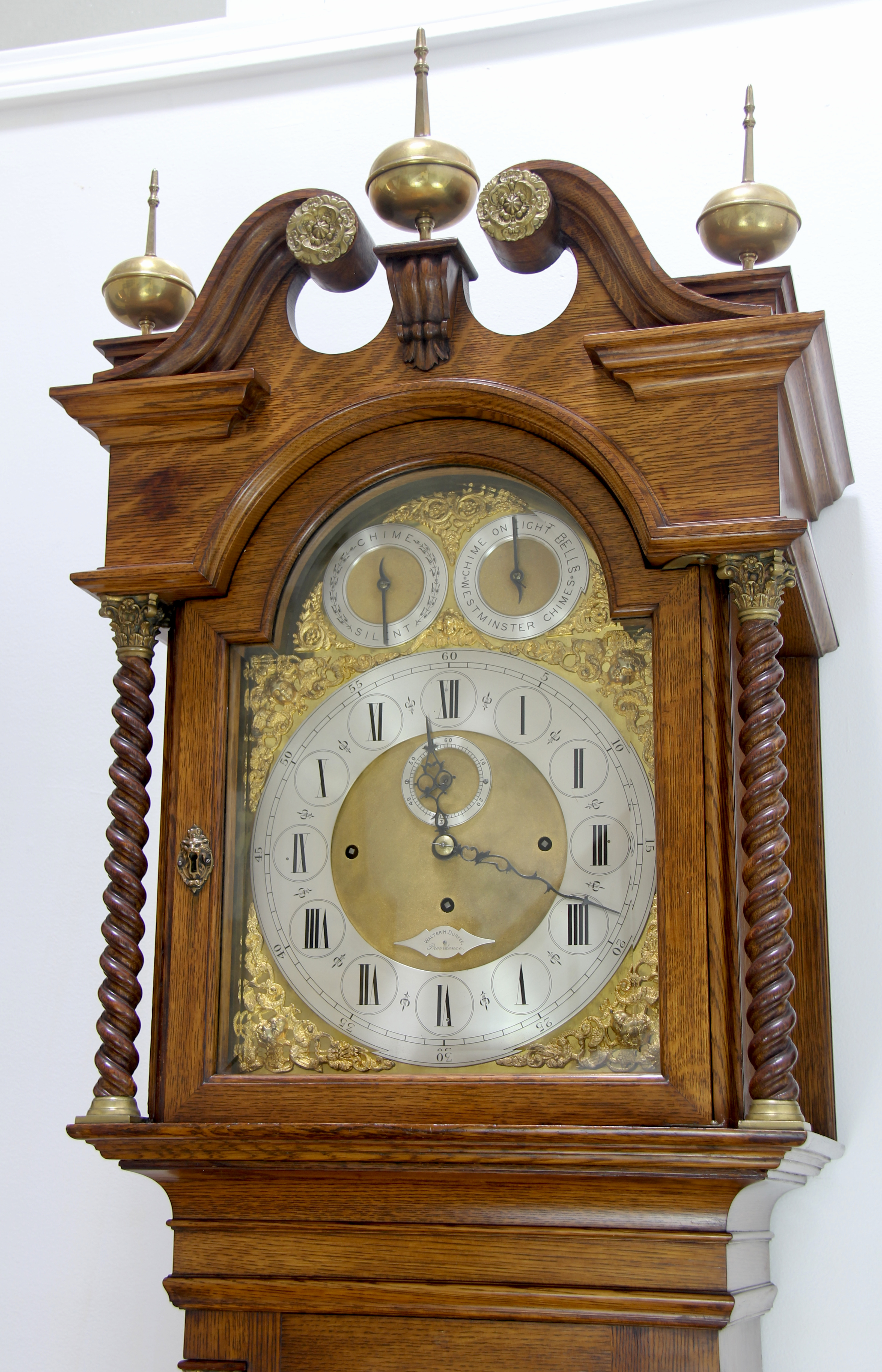 Walter Durfee 8 Bell 5 Gong Grandfather Clock