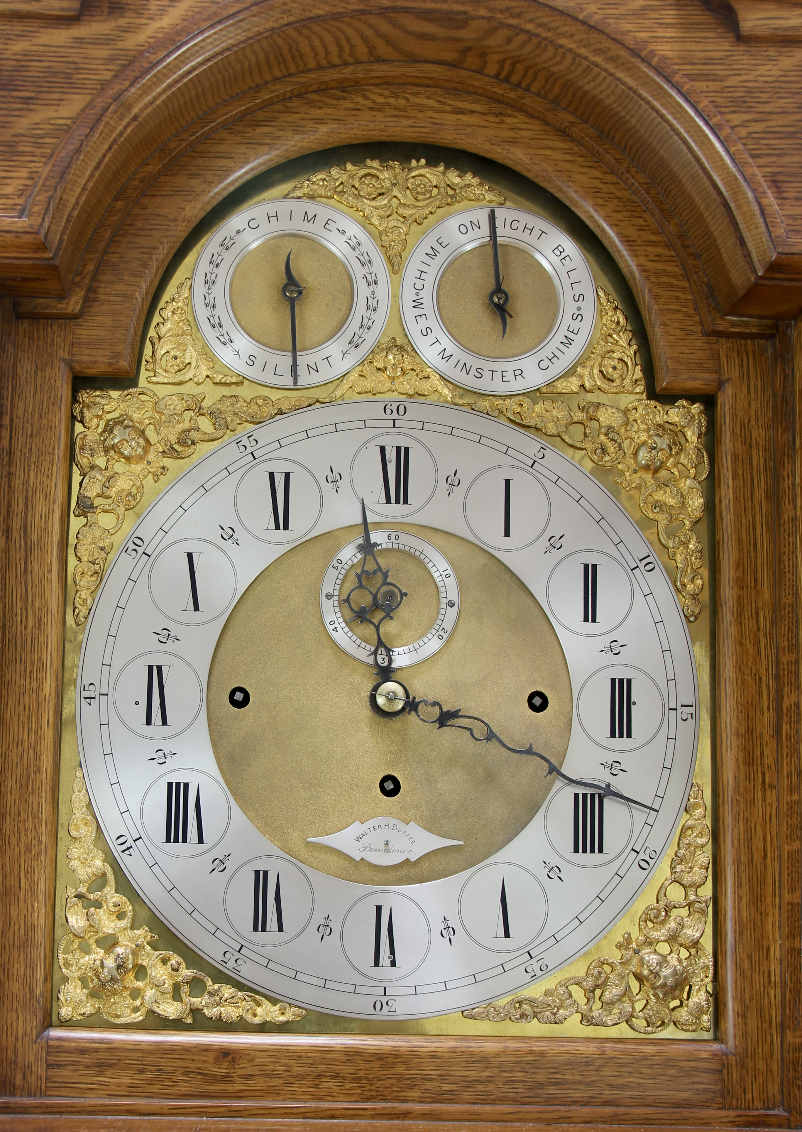 Walter Durfee 8 Bell 5 Gong Grandfather Clock