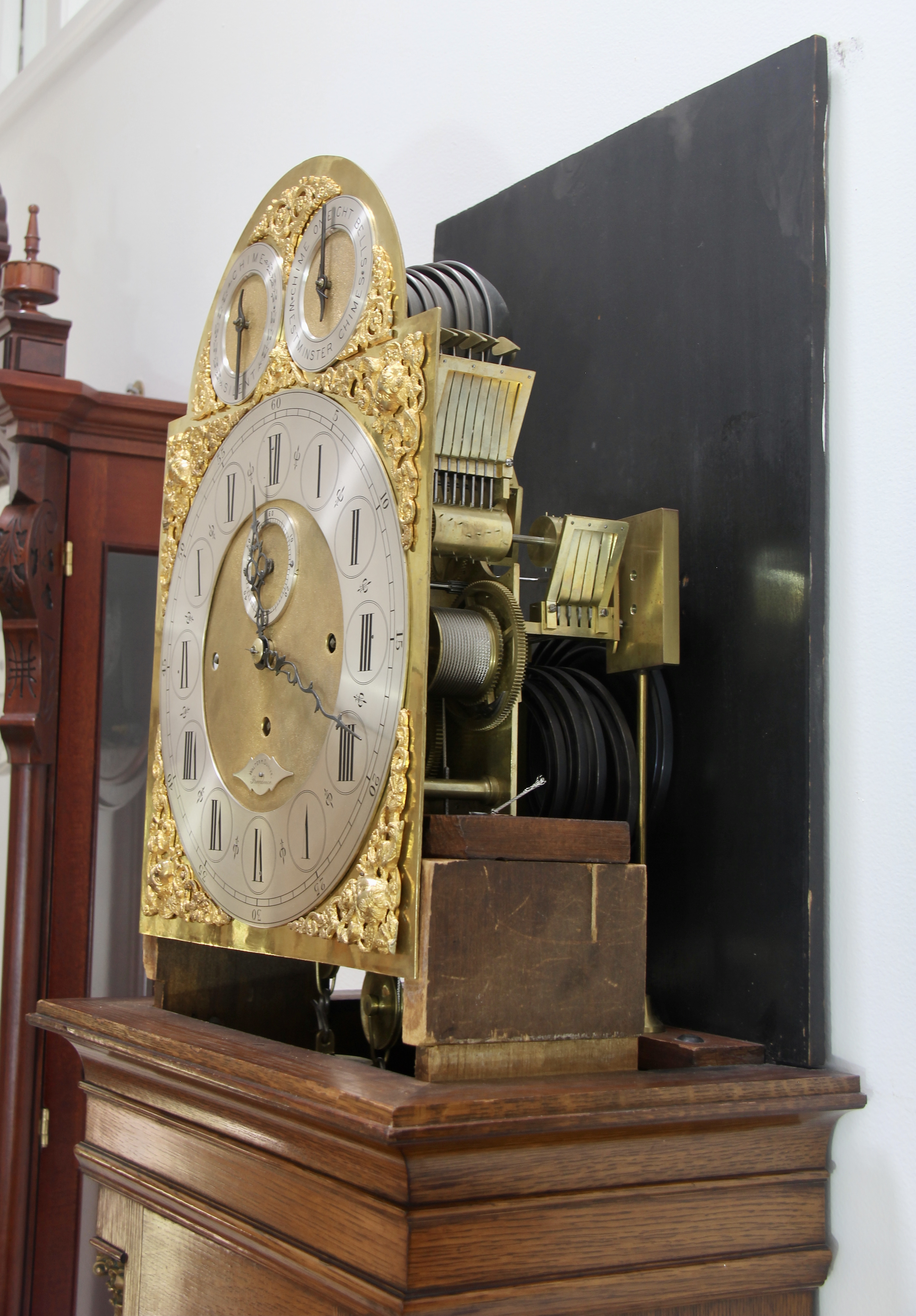 Walter Durfee 8 Bell 5 Gong Grandfather Clock