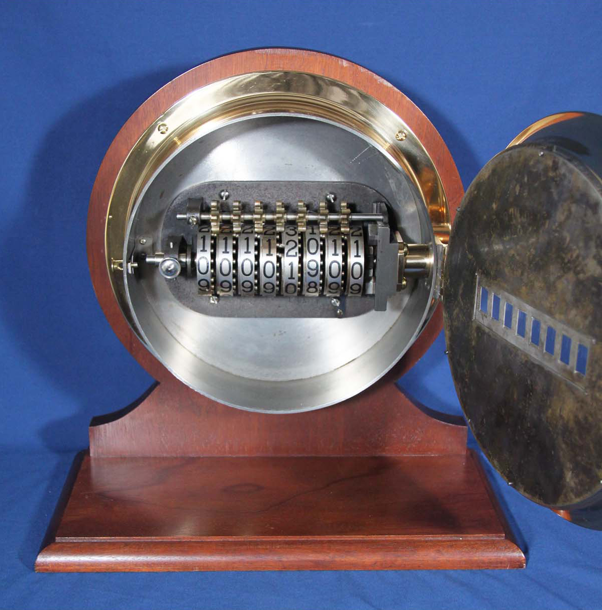 Boston Clock Co. 10 inch Marine Clock for Star Brass Mfg. Co. and Star Brass Revolution Counter
