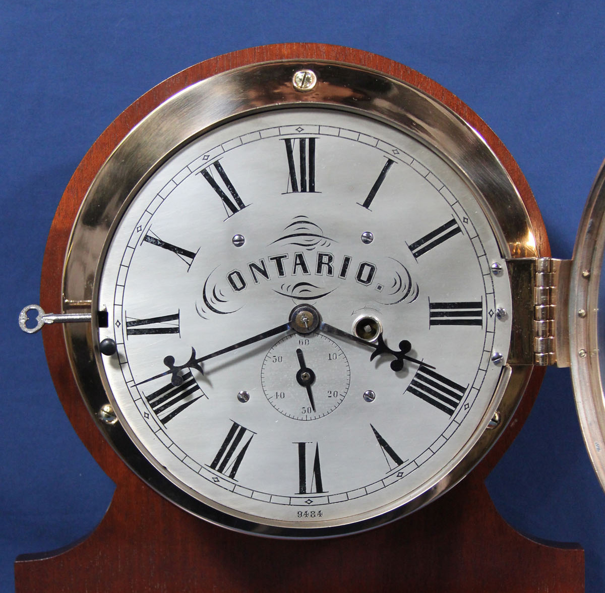 American Steam Gauge 8 1/2 inch Ships Clock for the inchOntario inch