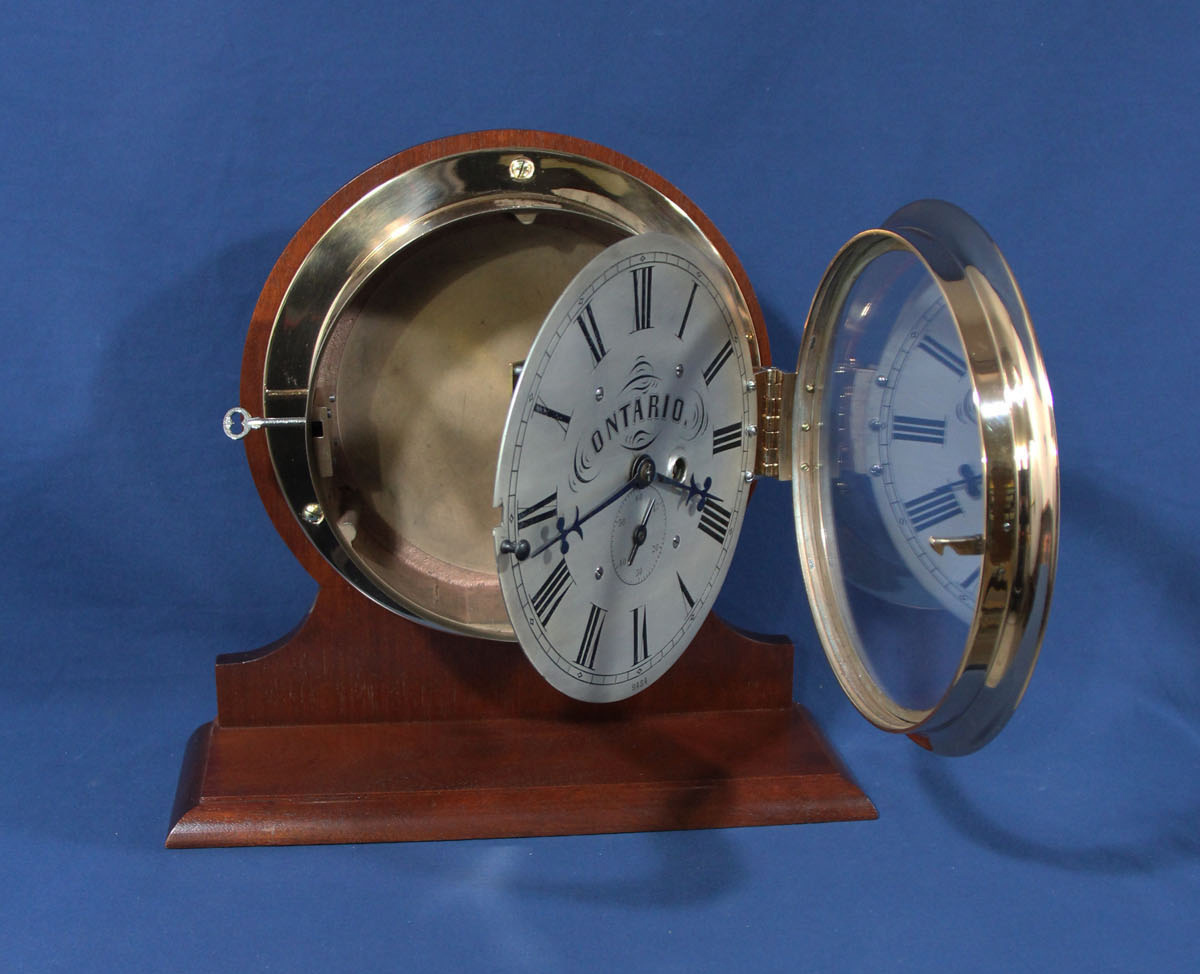 American Steam Gauge 8 1/2 inch Ships Clock for the inchOntario inch