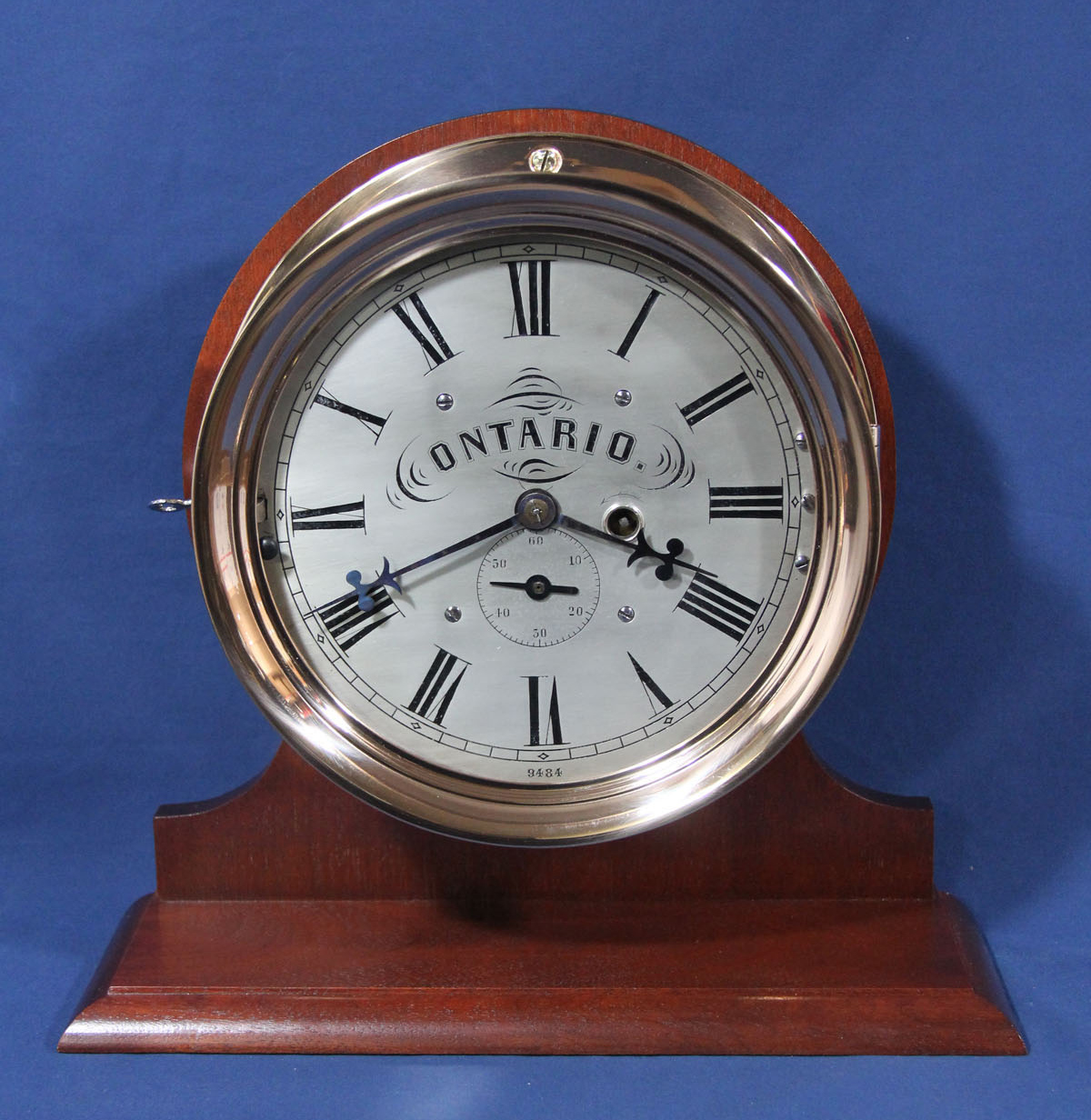American Steam Gauge 8 1/2 inch Ships Clock for the inchOntario inch