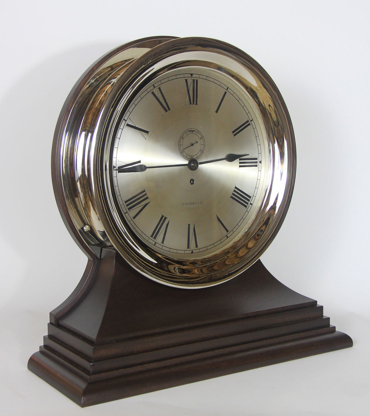 Waltham 12 inch Marine Clock for J.E. Caldwell