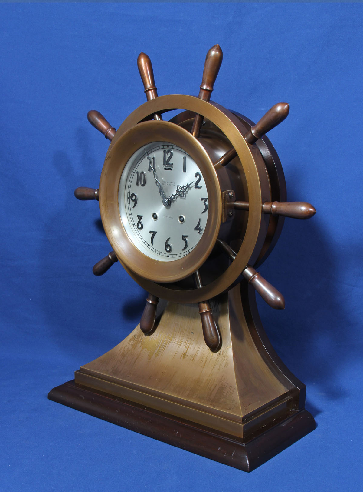 Chelsea 6 inch Special Dial Mariner Ships Bell Clock