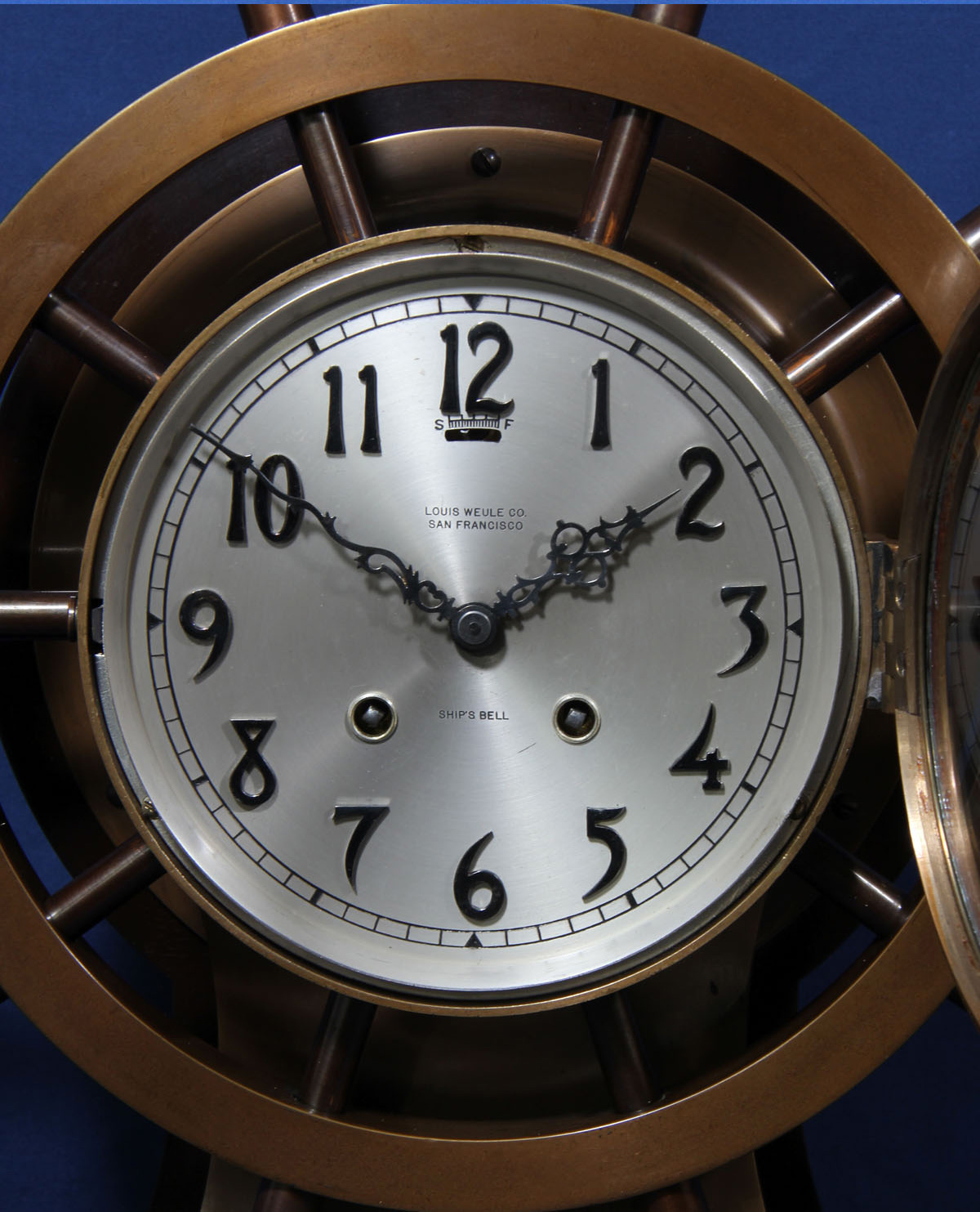 Chelsea 6 inch Special Dial Mariner Ships Bell Clock