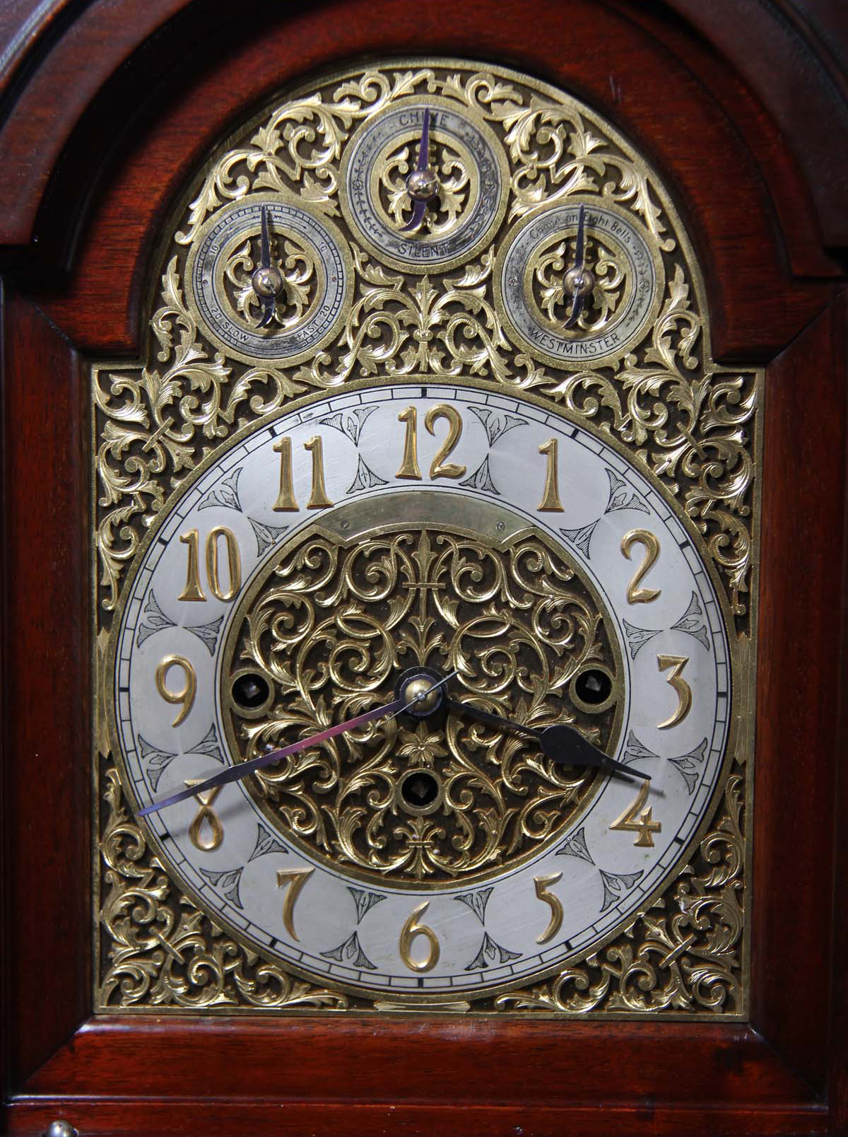 German Tubular Chime Triple Fusee Bracket Clock