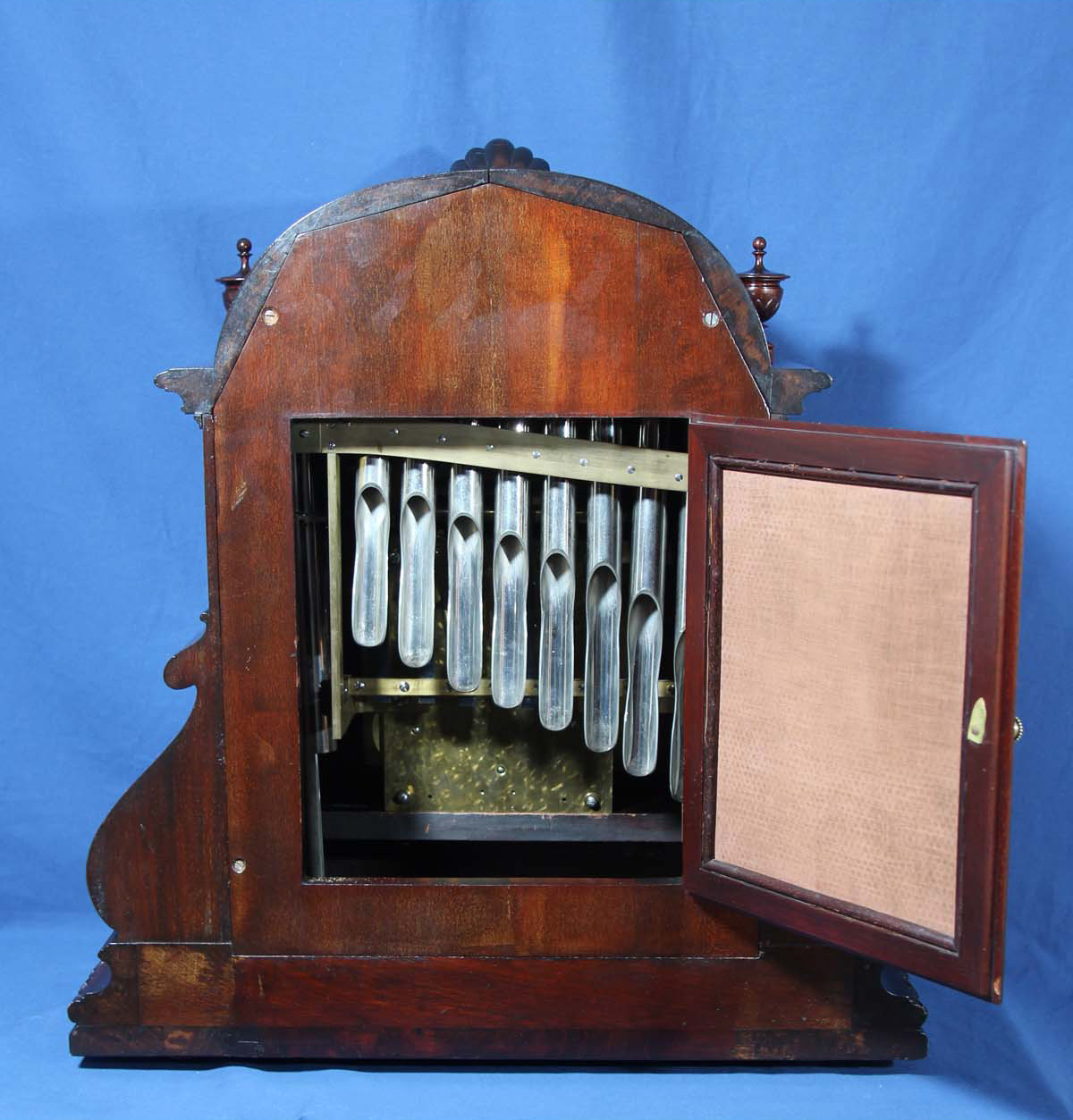 German Tubular Chime Triple Fusee Bracket Clock