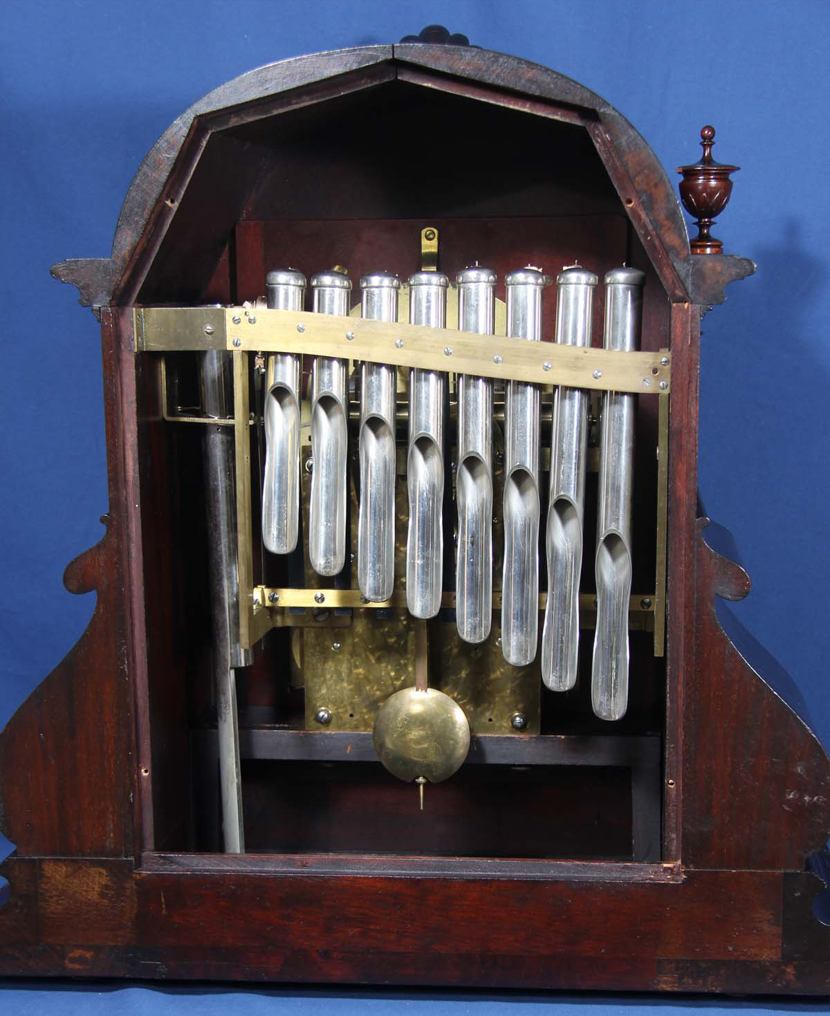 German Tubular Chime Triple Fusee Bracket Clock