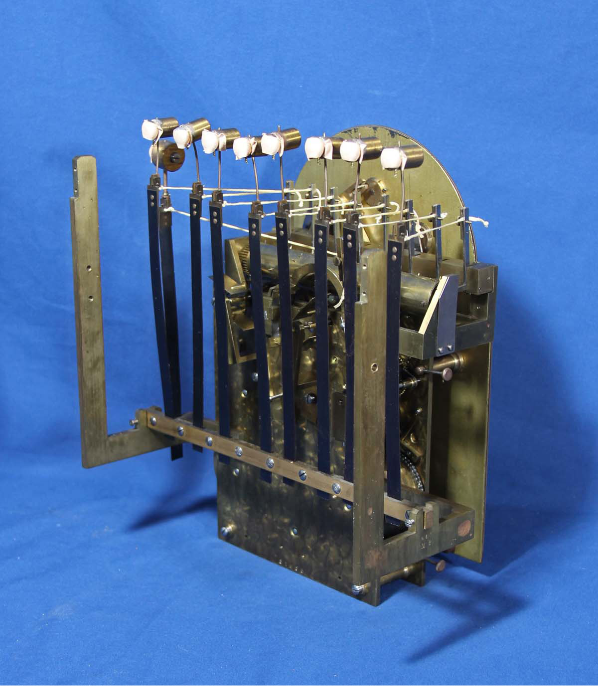 German Tubular Chime Triple Fusee Bracket Clock