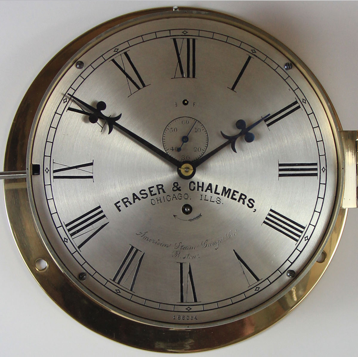 E. Howard 8 1/2 inch Marine Clock for Fraser Chalmers