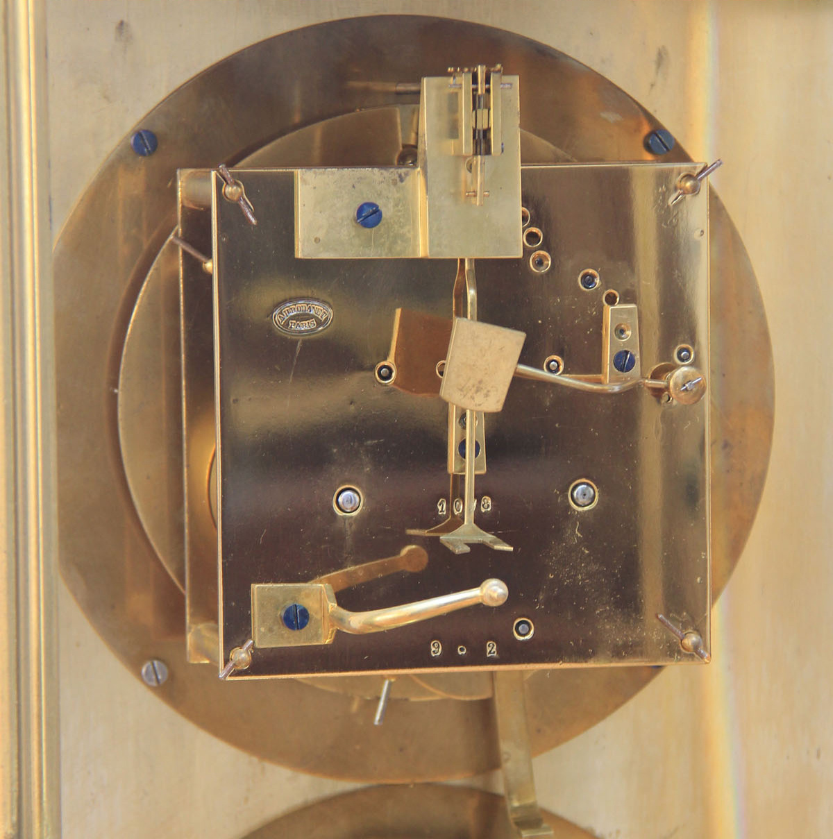 French Perpetual Calendar Regulator Clock