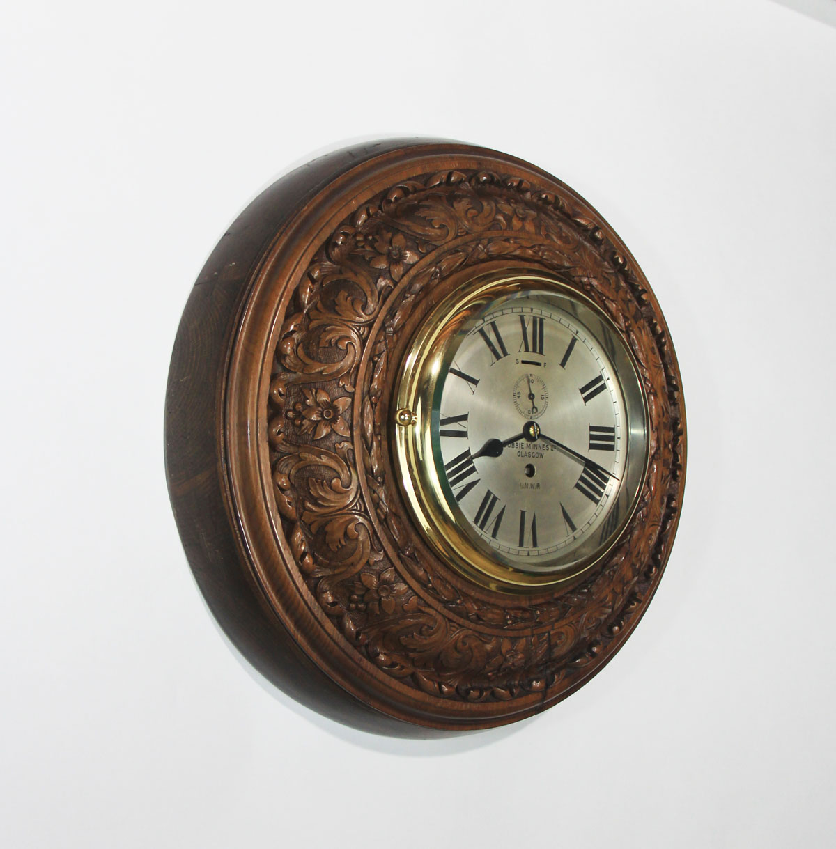 English Fusee Railway Station Clock
