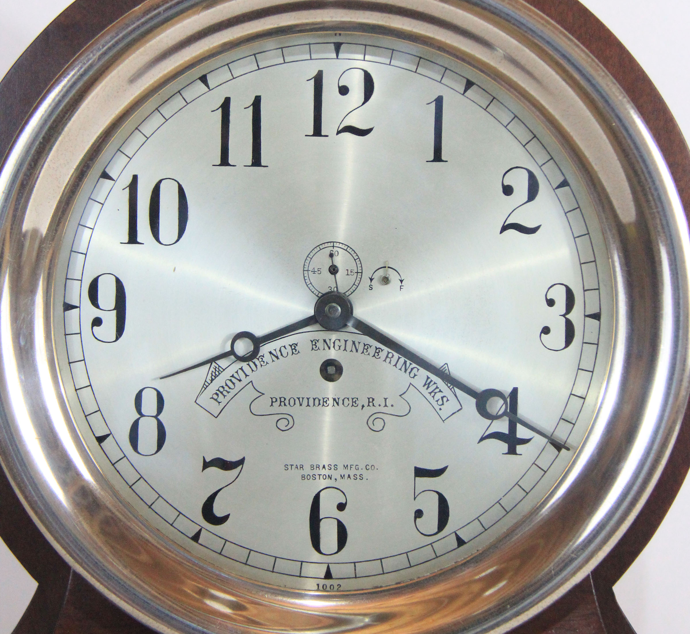 Chelsea 10 inch Marine Clock for Providence Engineering Works