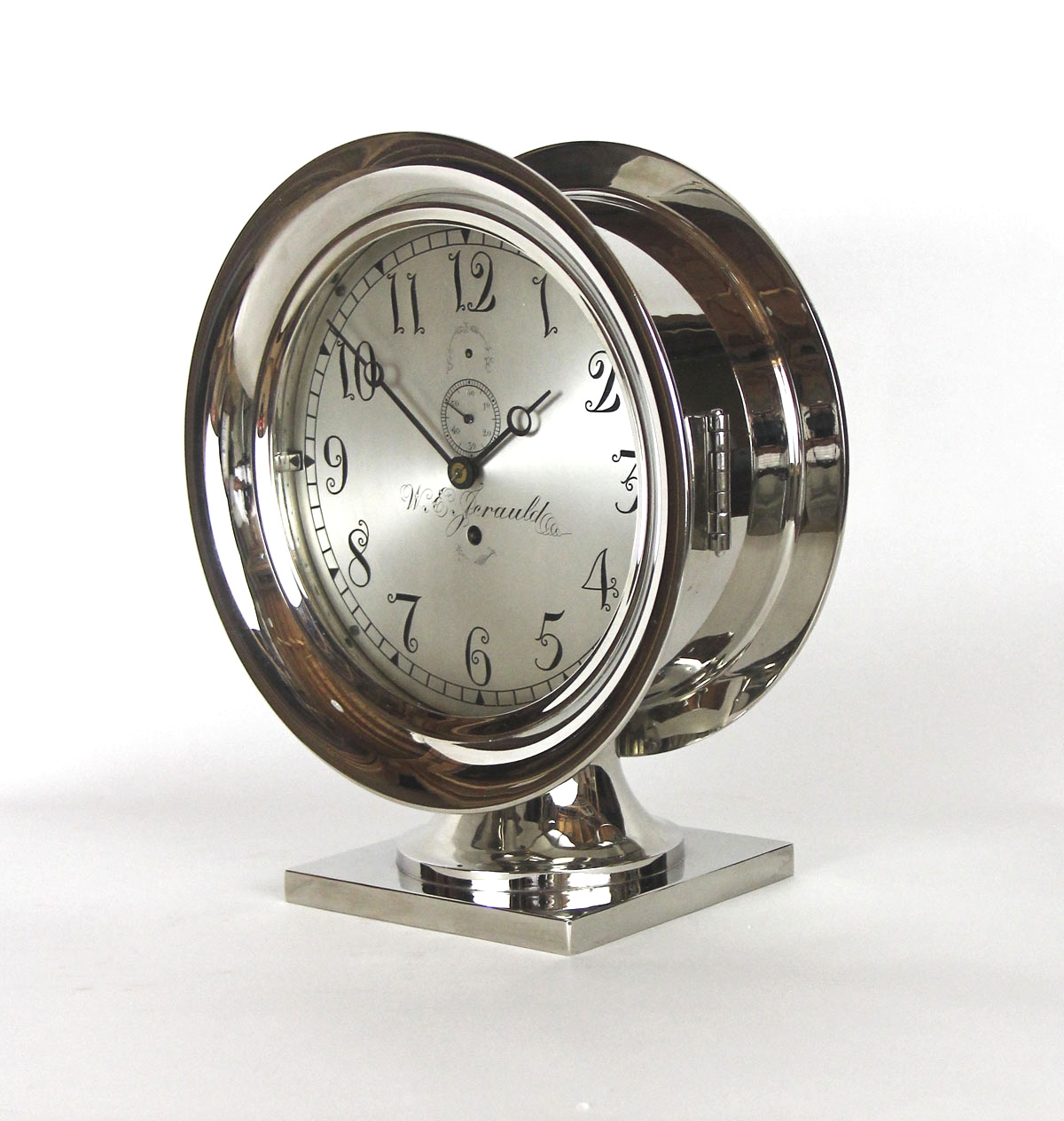 E. Howard 8 1/2 inch Pedestal Clock for American Steam Gauge Co. and W E Jerauld