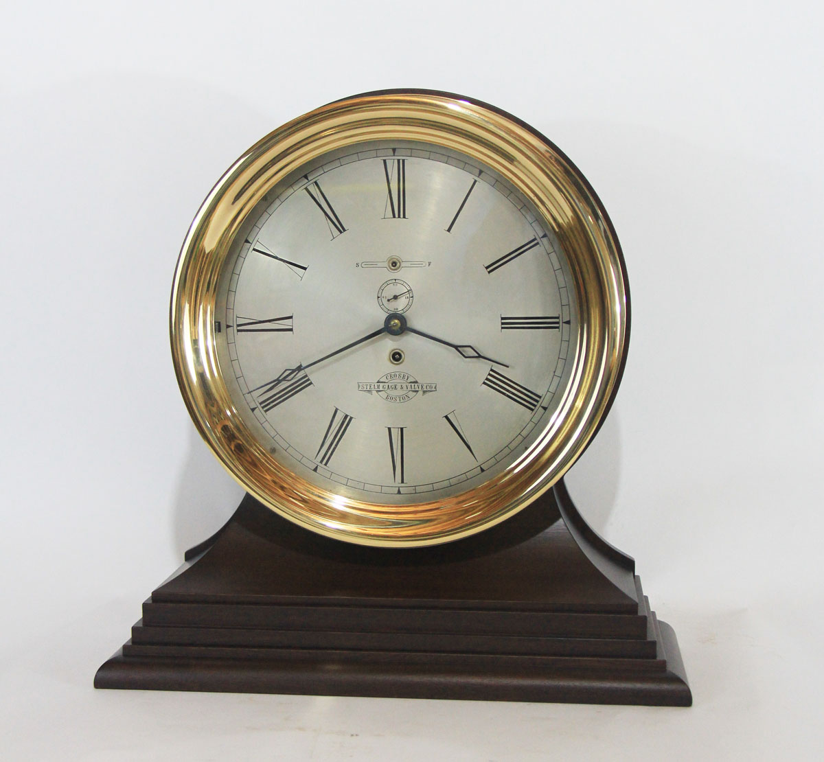 E. Howard 12 inch Marine Clock for Crosby Steam Gage & Valve  Co.