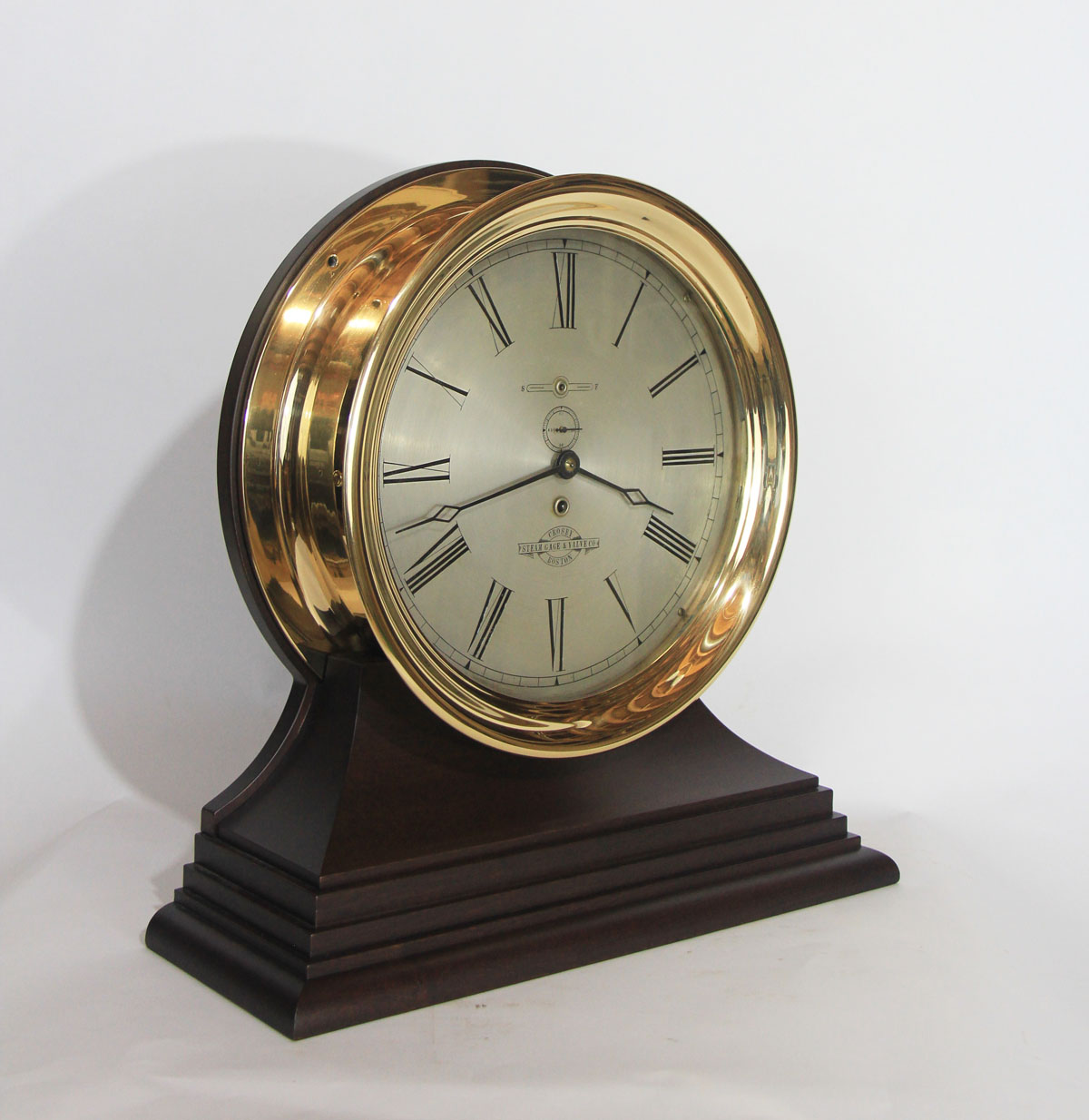 E. Howard 12 inch Marine Clock for Crosby Steam Gage & Valve  Co.