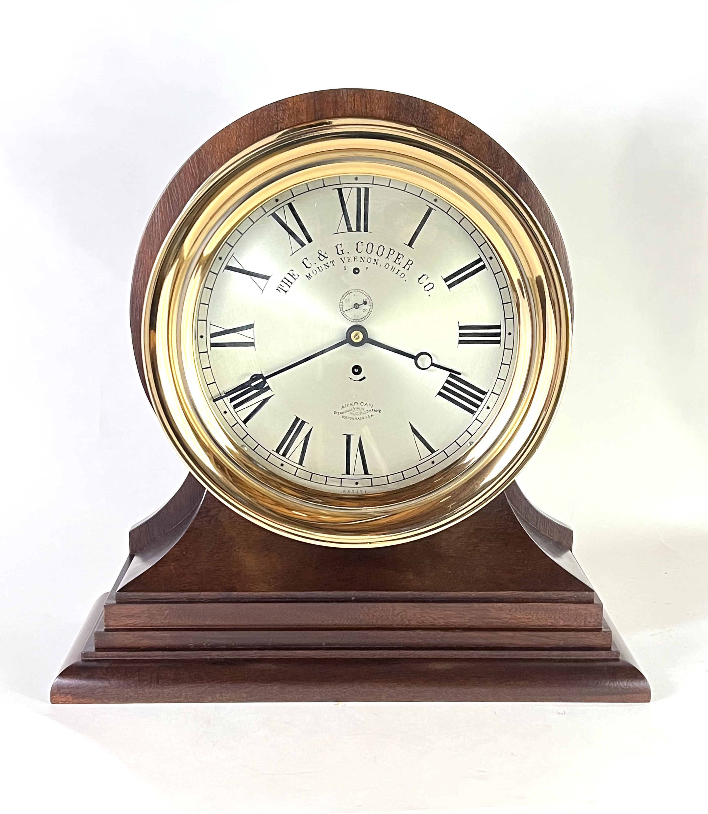 E. Howard 10 inchMarine Clock for C & G Cooper