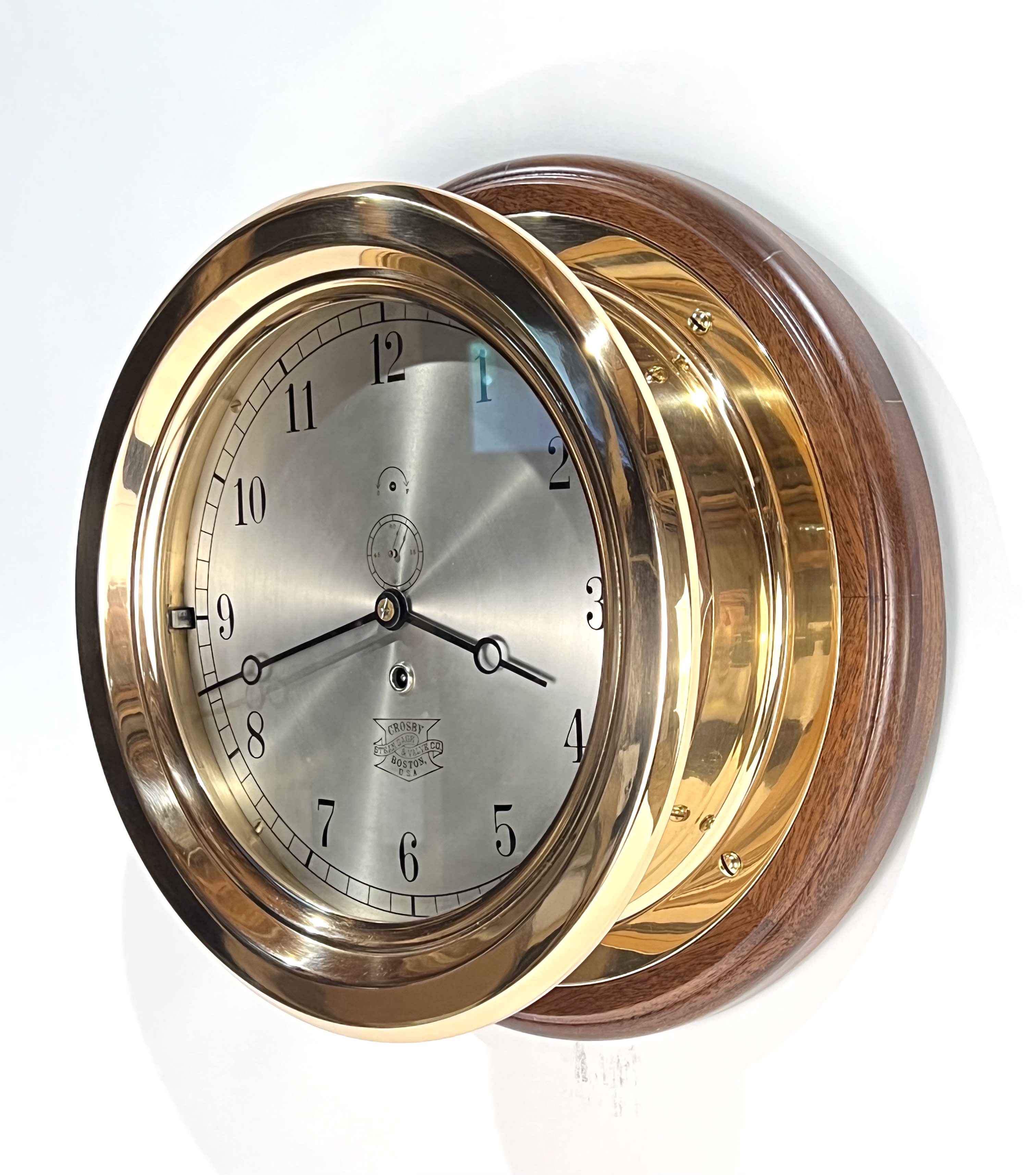 E. Howard 10 inch Marine Clock for Crosby Steam Gage & Valve Co.