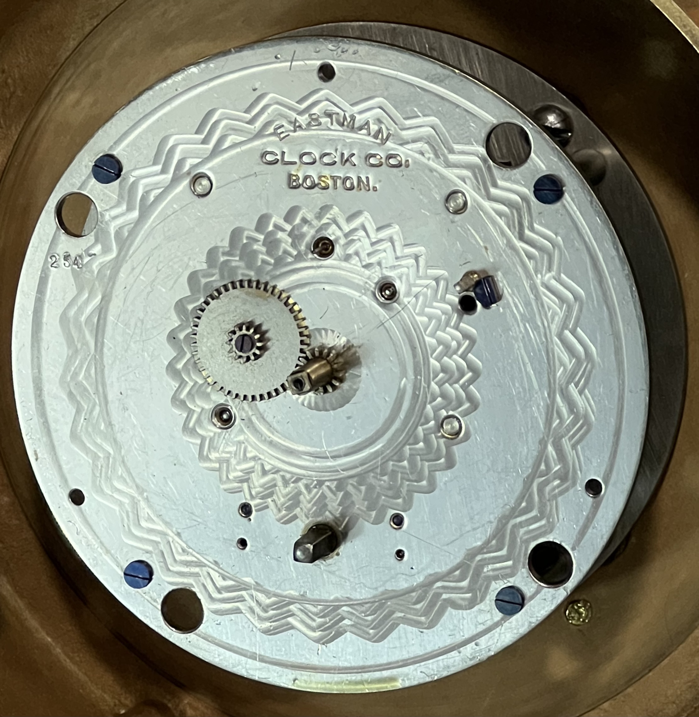 Eastman Clock Co. 6 inch Marine Clock for Star Brass Mfg. Co.