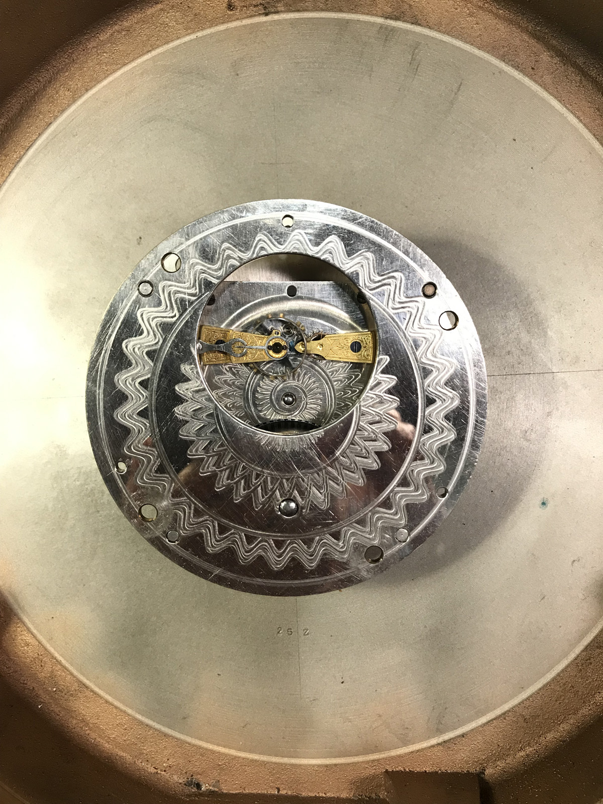 Eastman Clock C o. 10 inch Marine Clock for Shaw Kendall & Co.