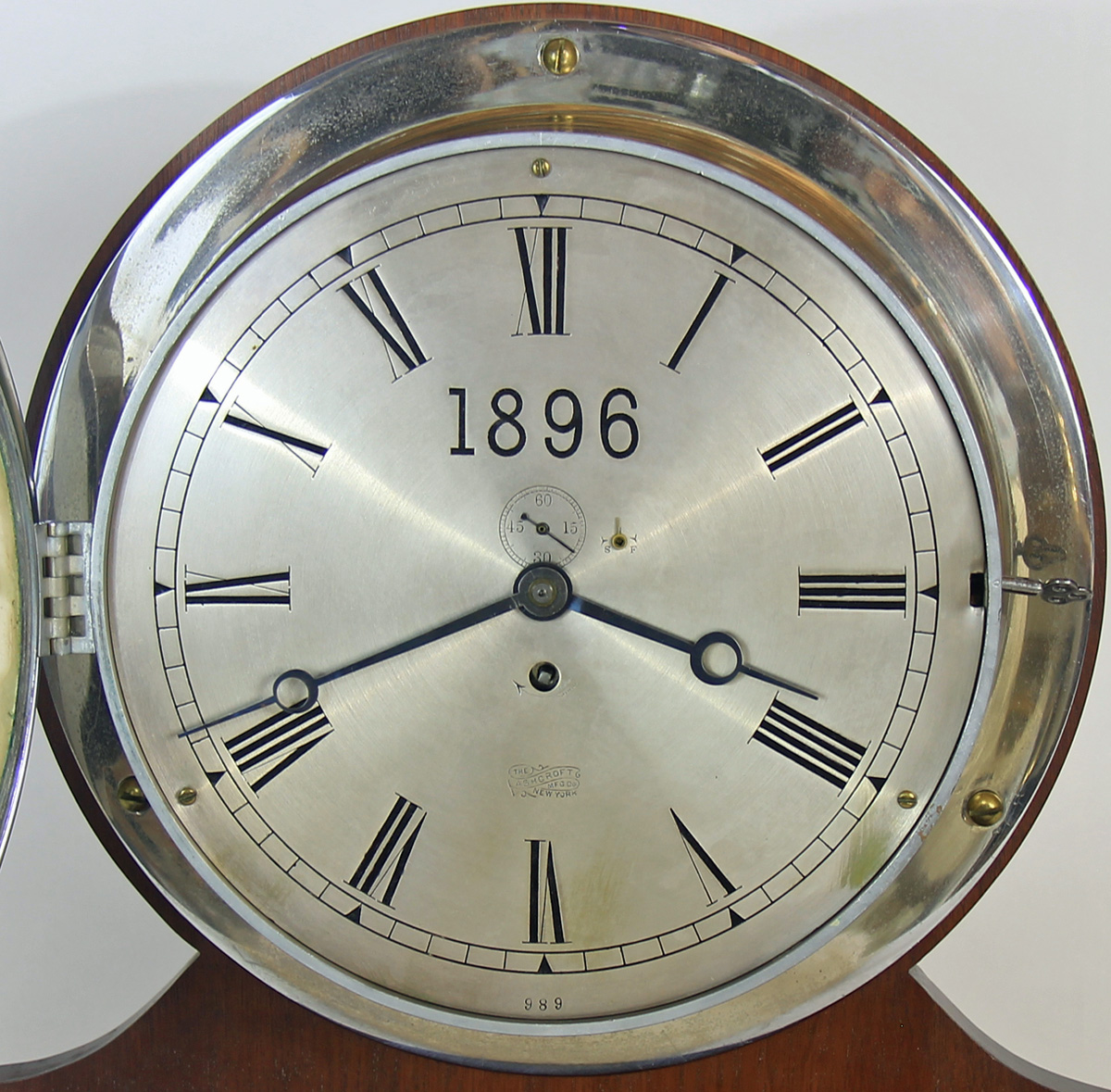 Eastman Clock Company 10 inch Ships Clock - 1896