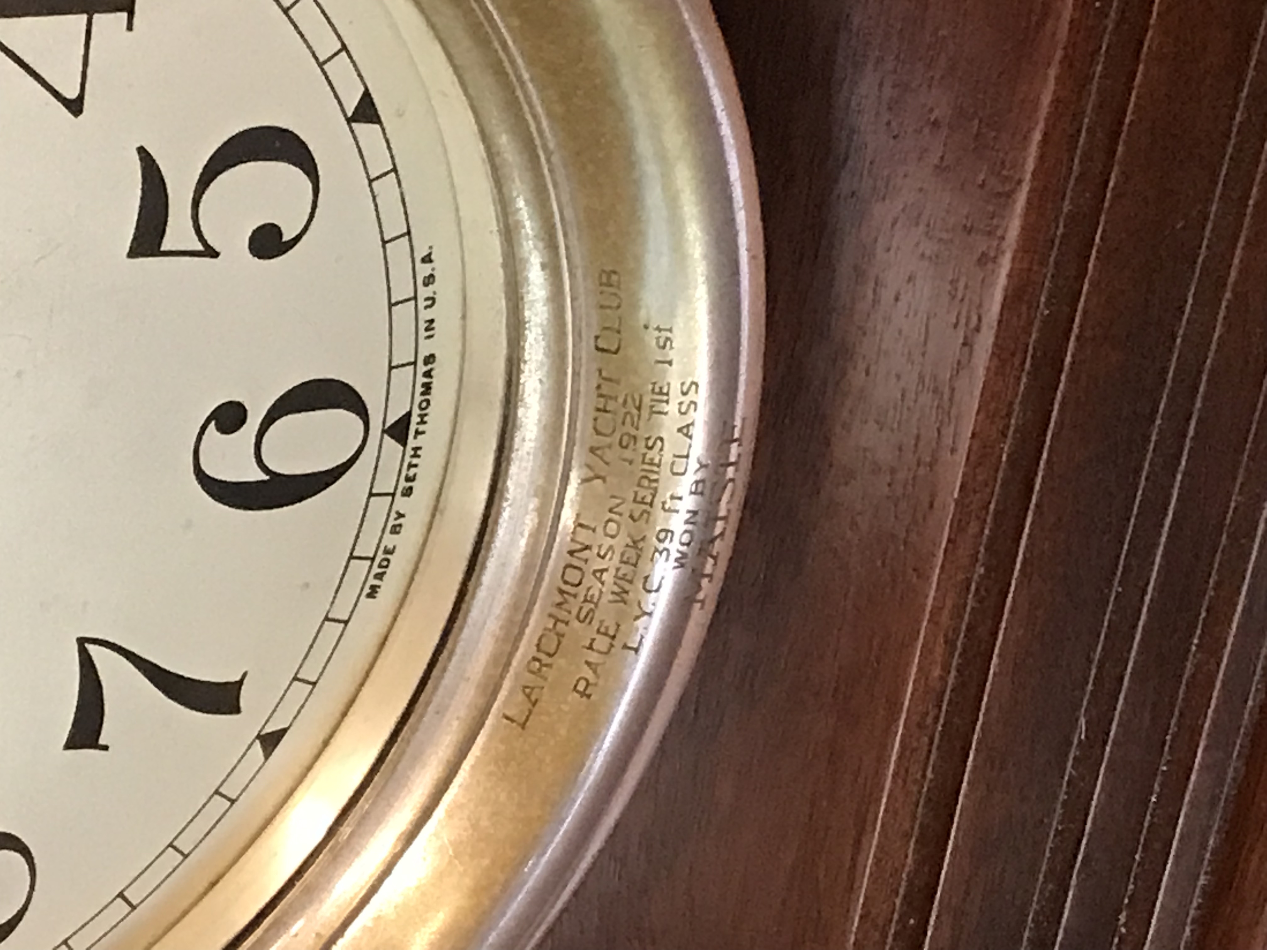 Seth Thomas 8 1/2 inch Ships Bell Clock for Maisie