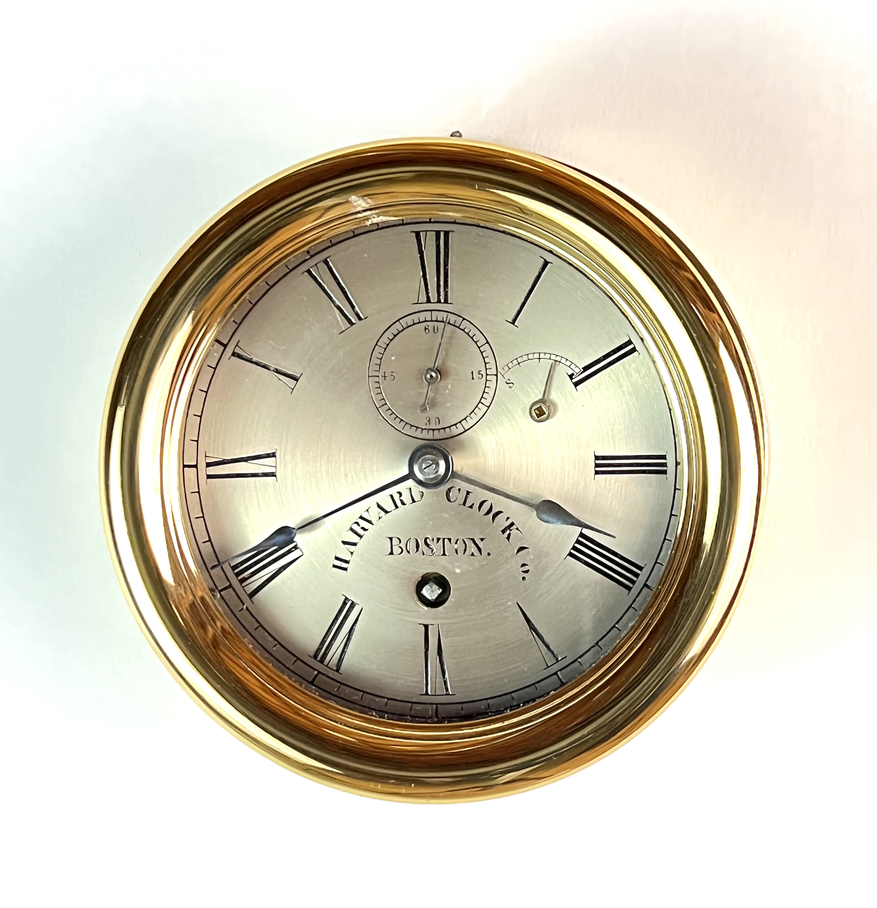 Harvard 4 1/4 inch Marine Clock for Light Vessel - LV-44