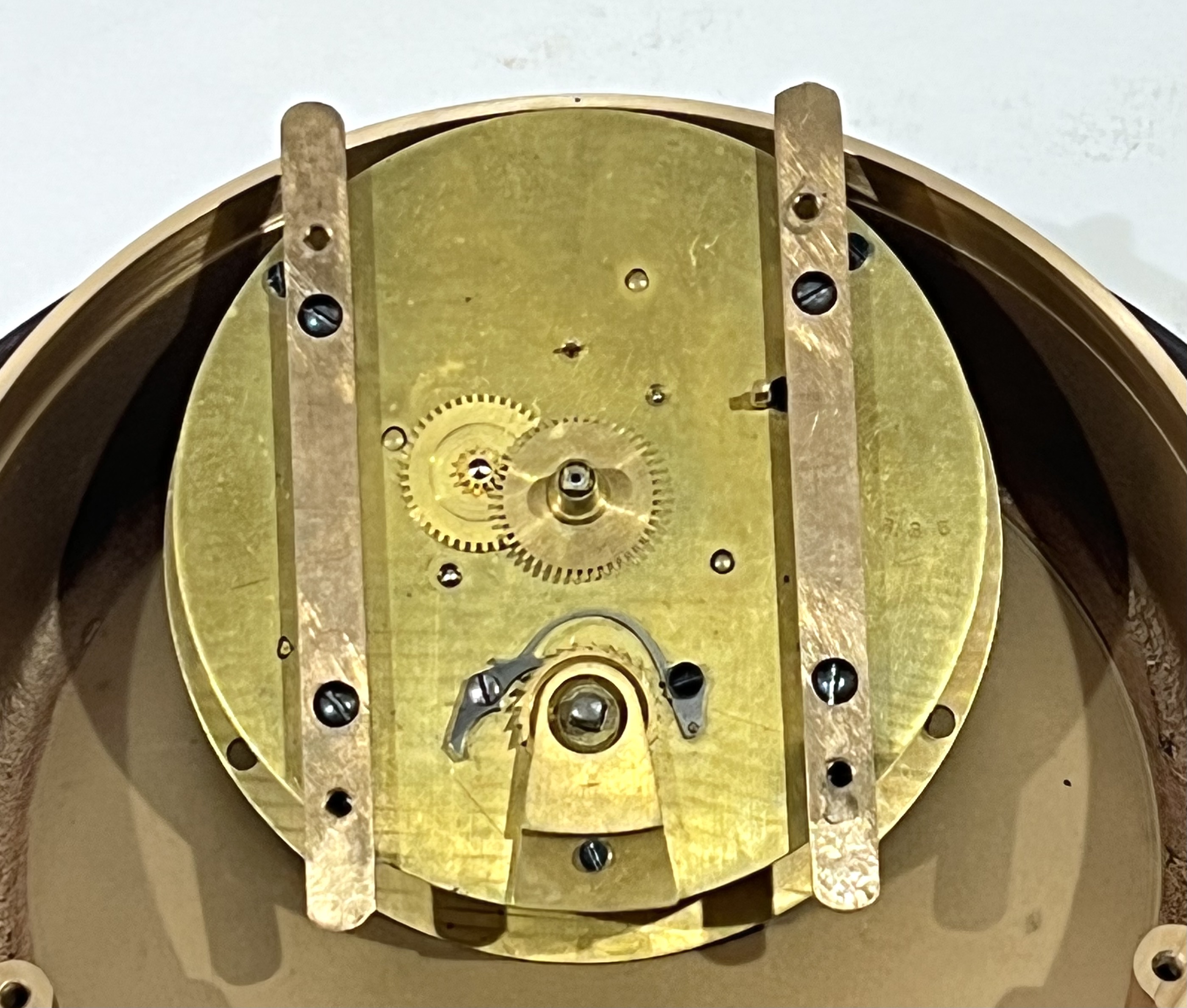 Harvard Clock Co. 6 inch Presentation Marine Clock