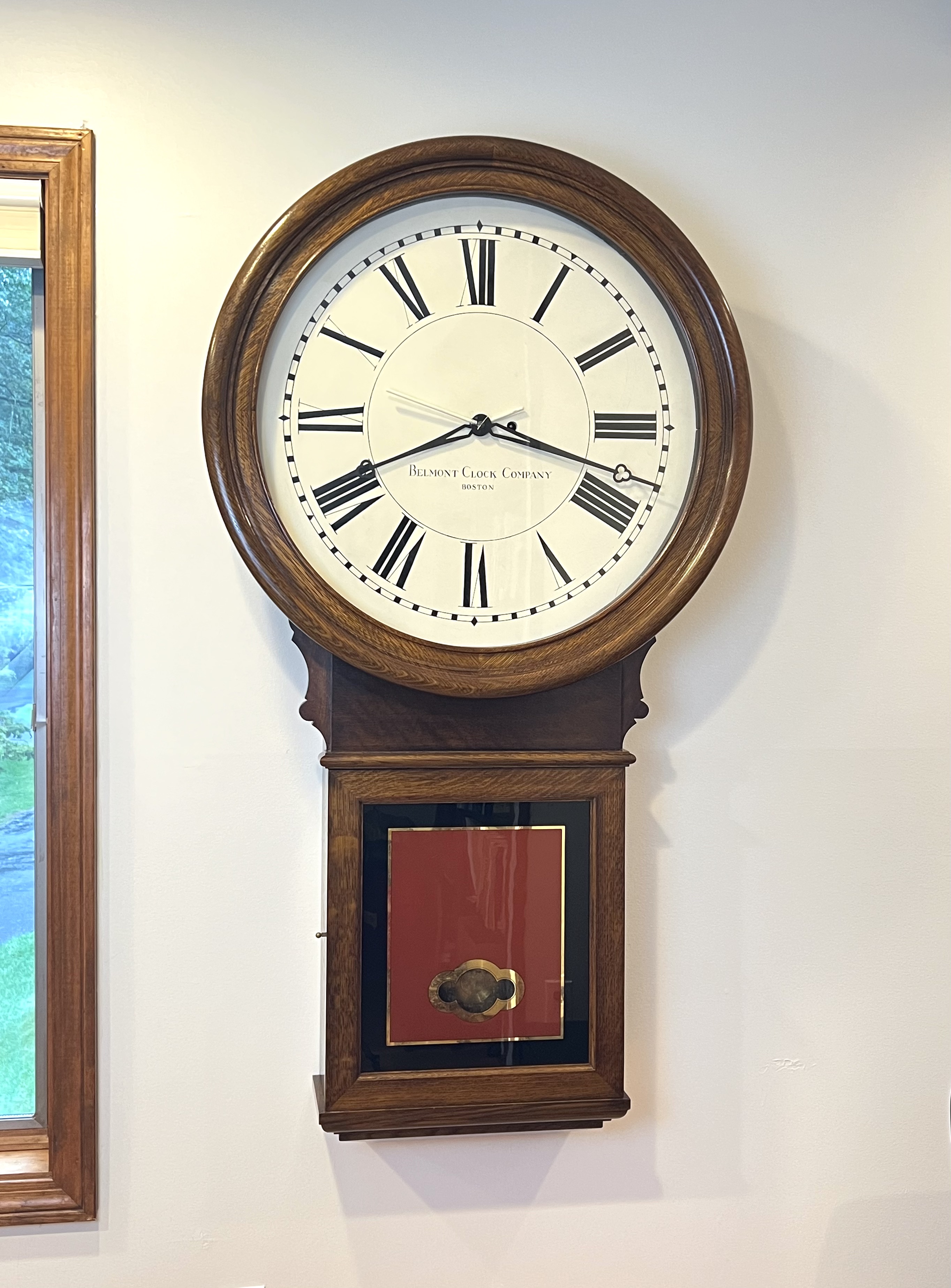 Reproduction E. Howard 24 inch Dial No. 70 Regulator by Belmont Clock Co.
