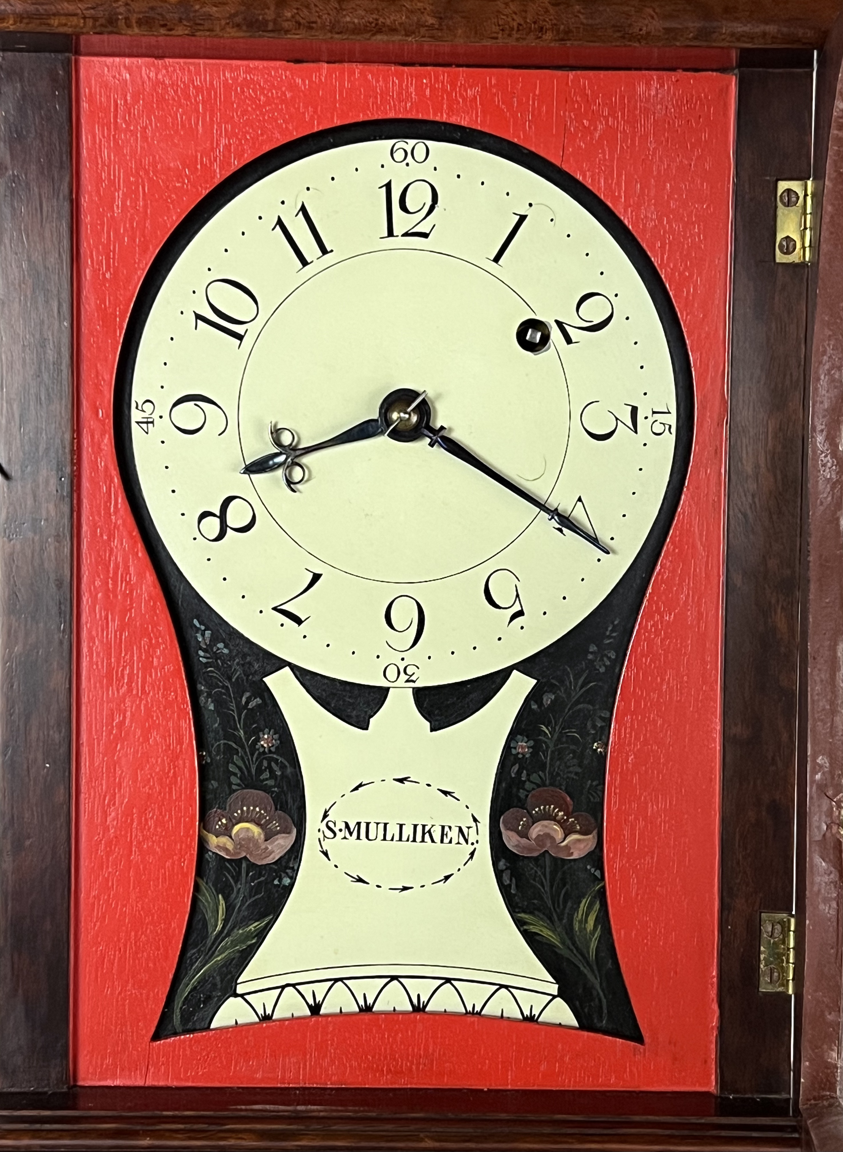 Elmer Stennes Reproduction Samuel Mulliken Massachusetts Shelf Clock