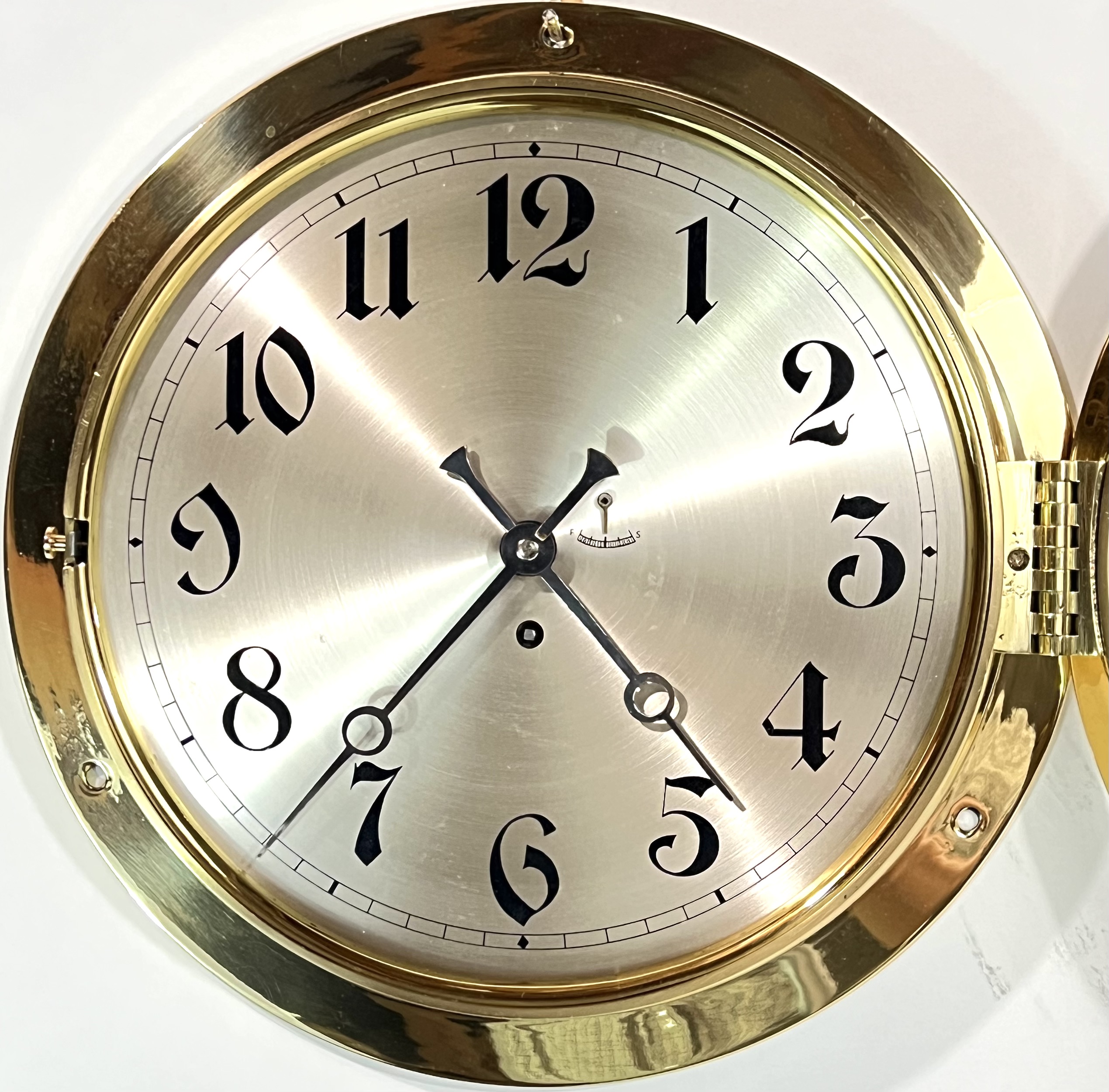 Vermont Clock Co. 10 1/2 inch Marine Clock