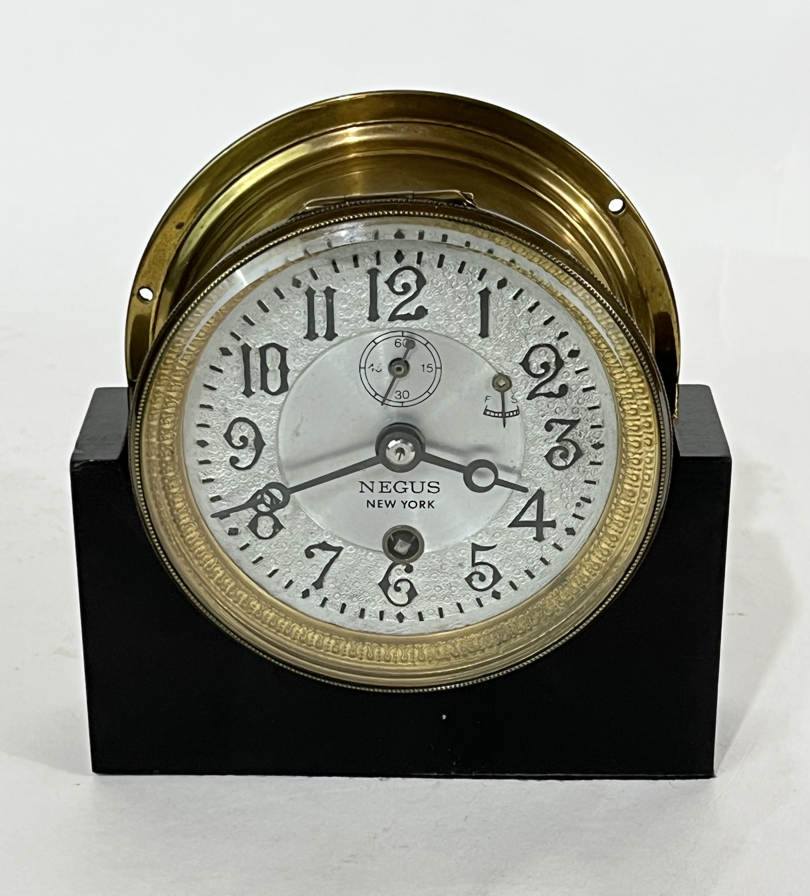 Vermont Clock Co. 4 1/4 inch Marine Clock
