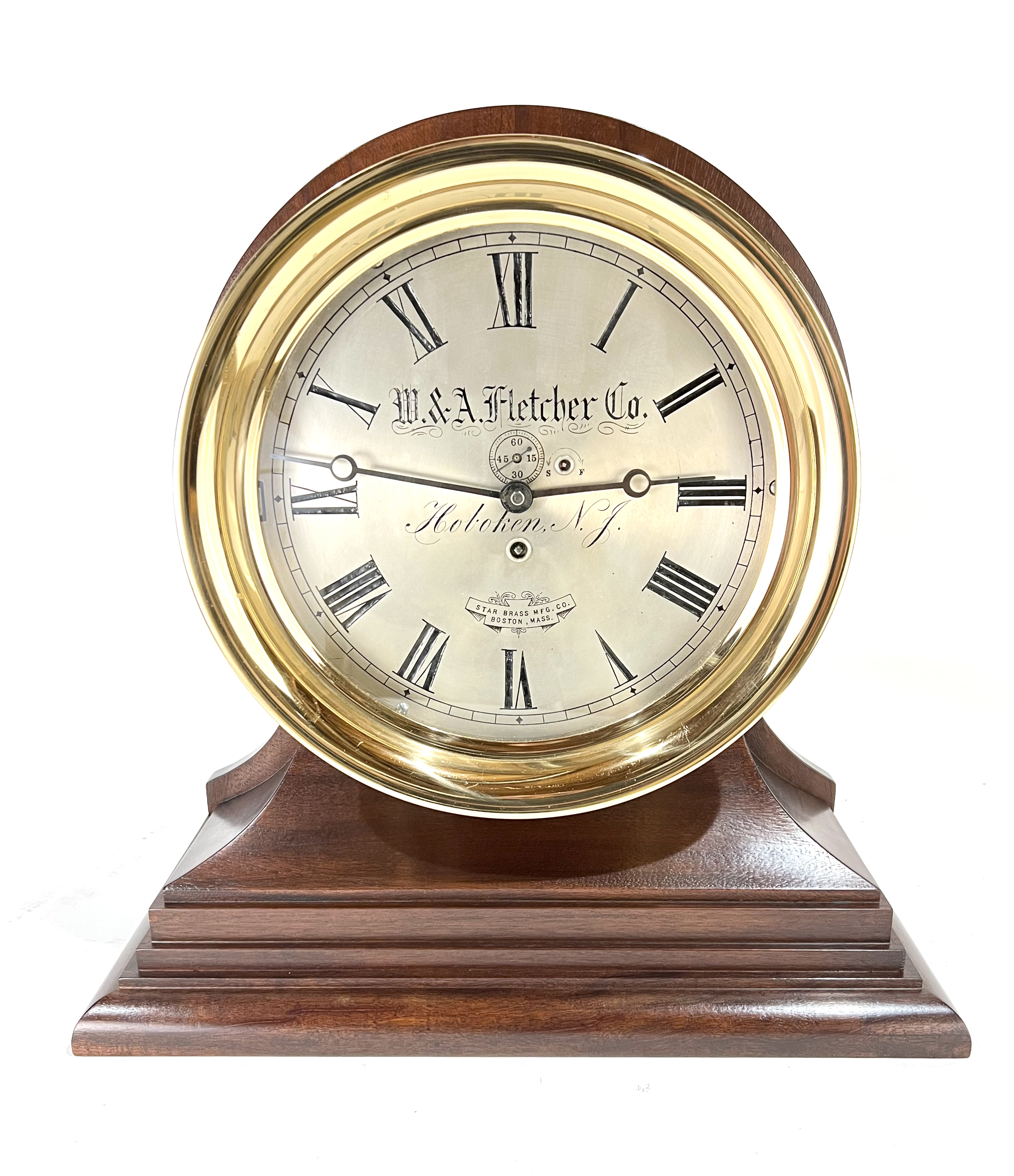 Eastman Clock Co. 10 Marine Clock for W & A Fletcher Co.