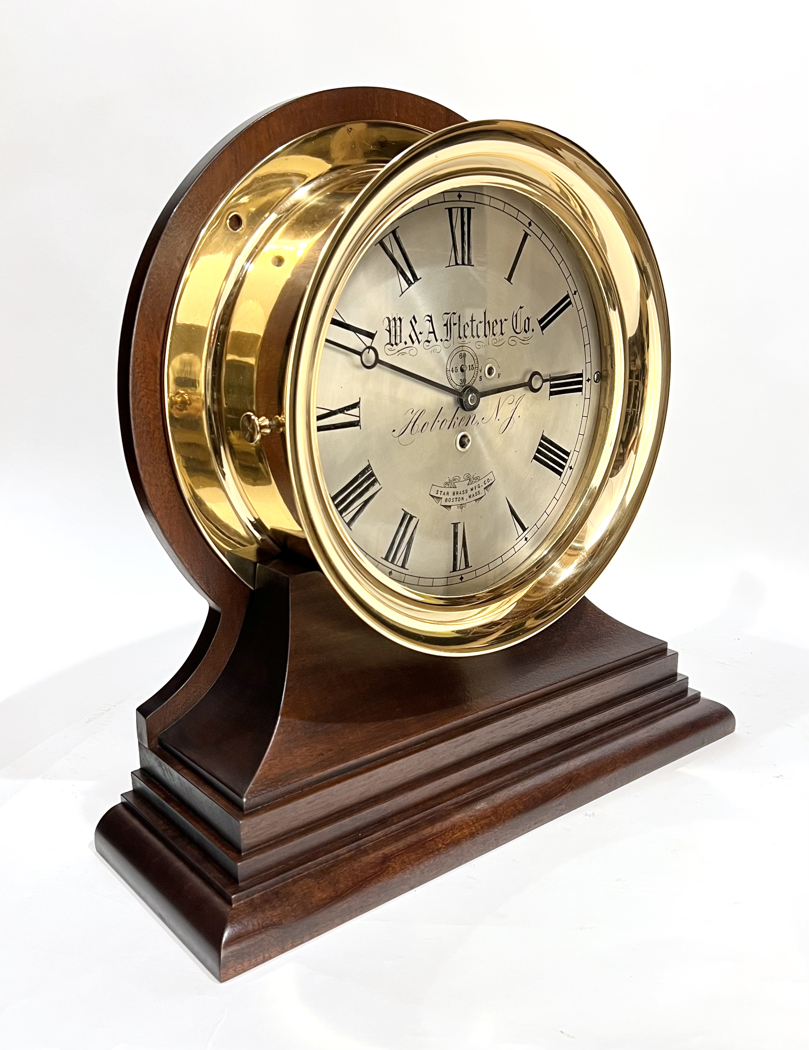 Eastman Clock Co. 10 Marine Clock for W & A Fletcher Co.