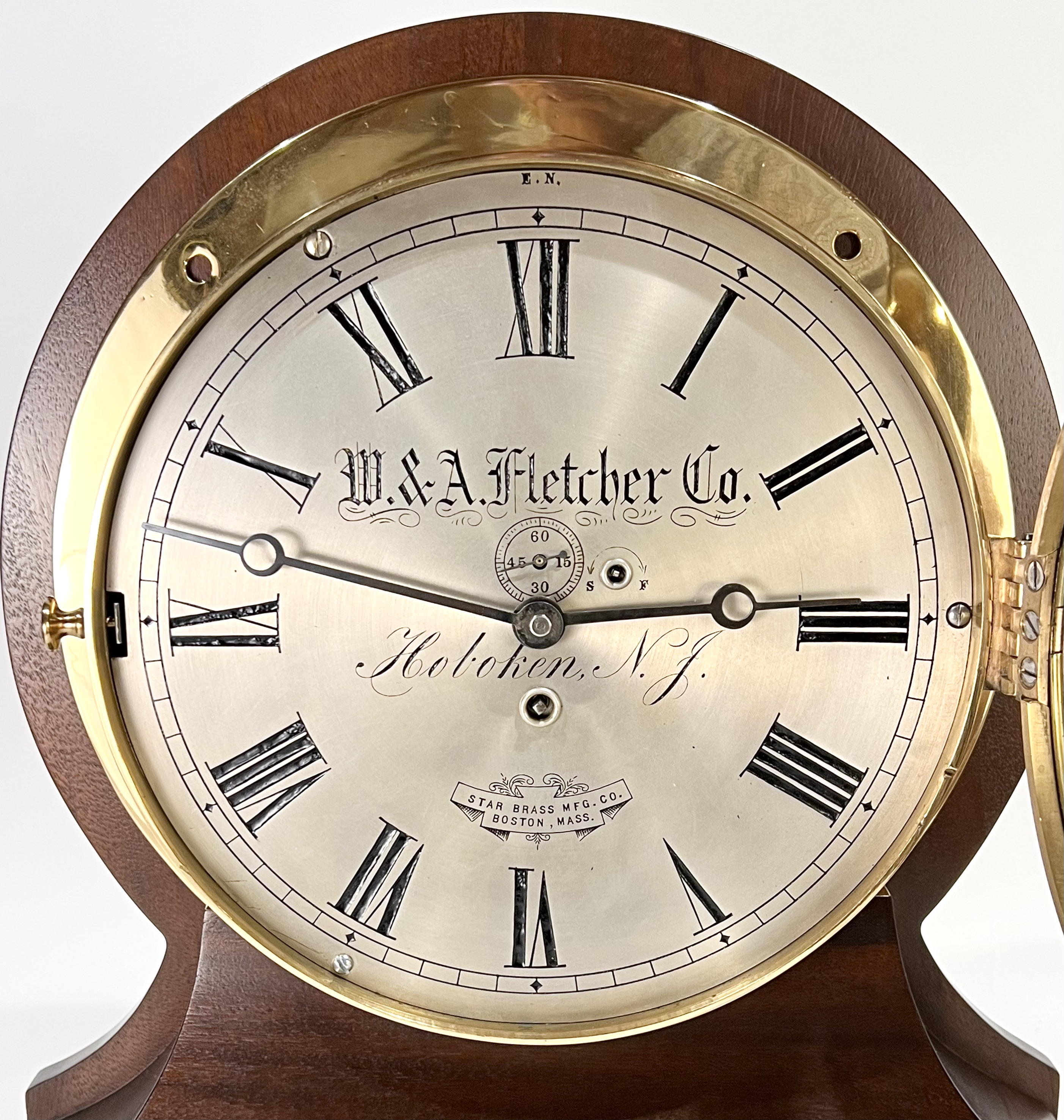 Eastman Clock Co. 10 Marine Clock for W & A Fletcher Co.