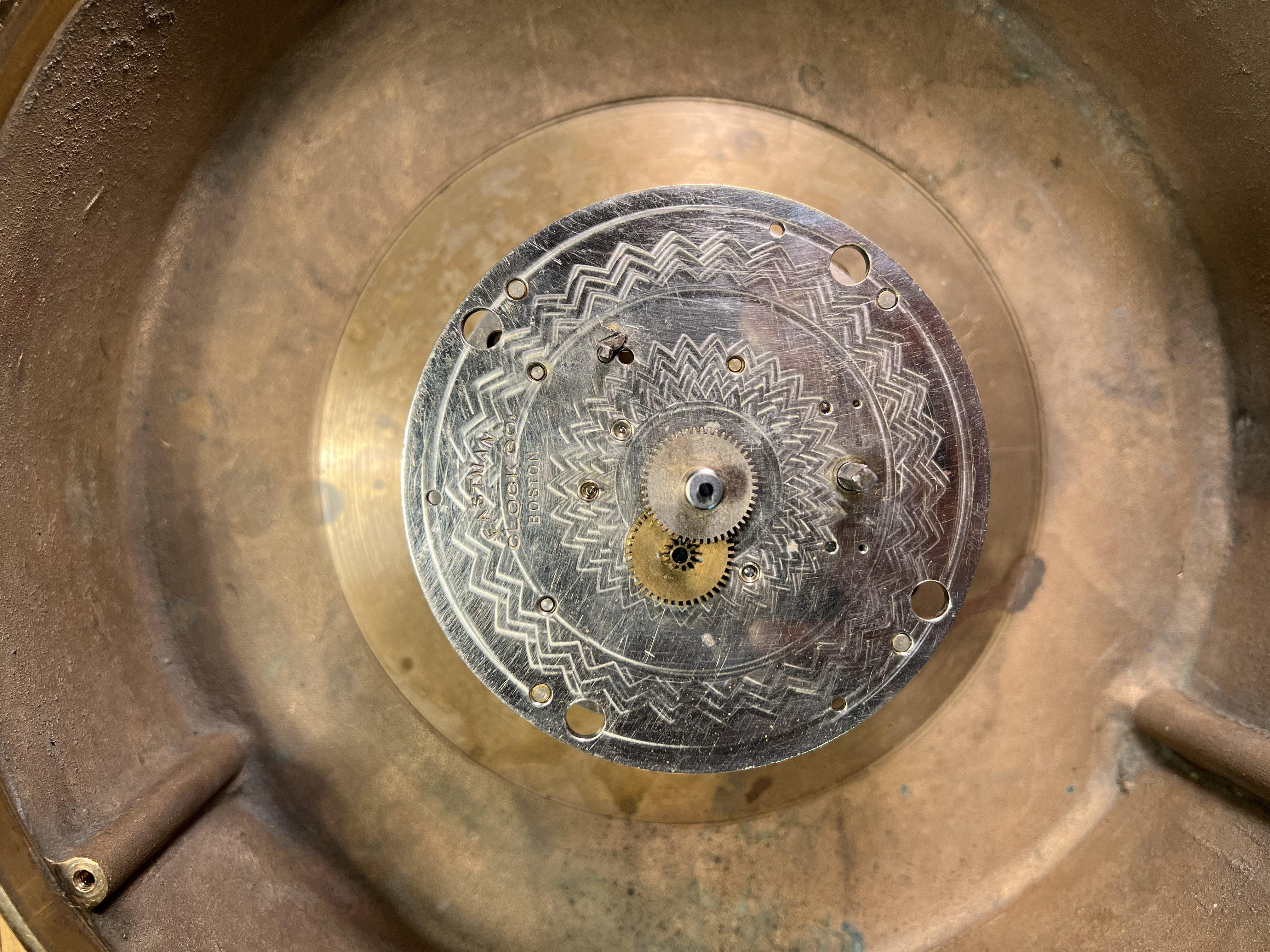 Eastman Clock Co. 10 Marine Clock for W & A Fletcher Co.