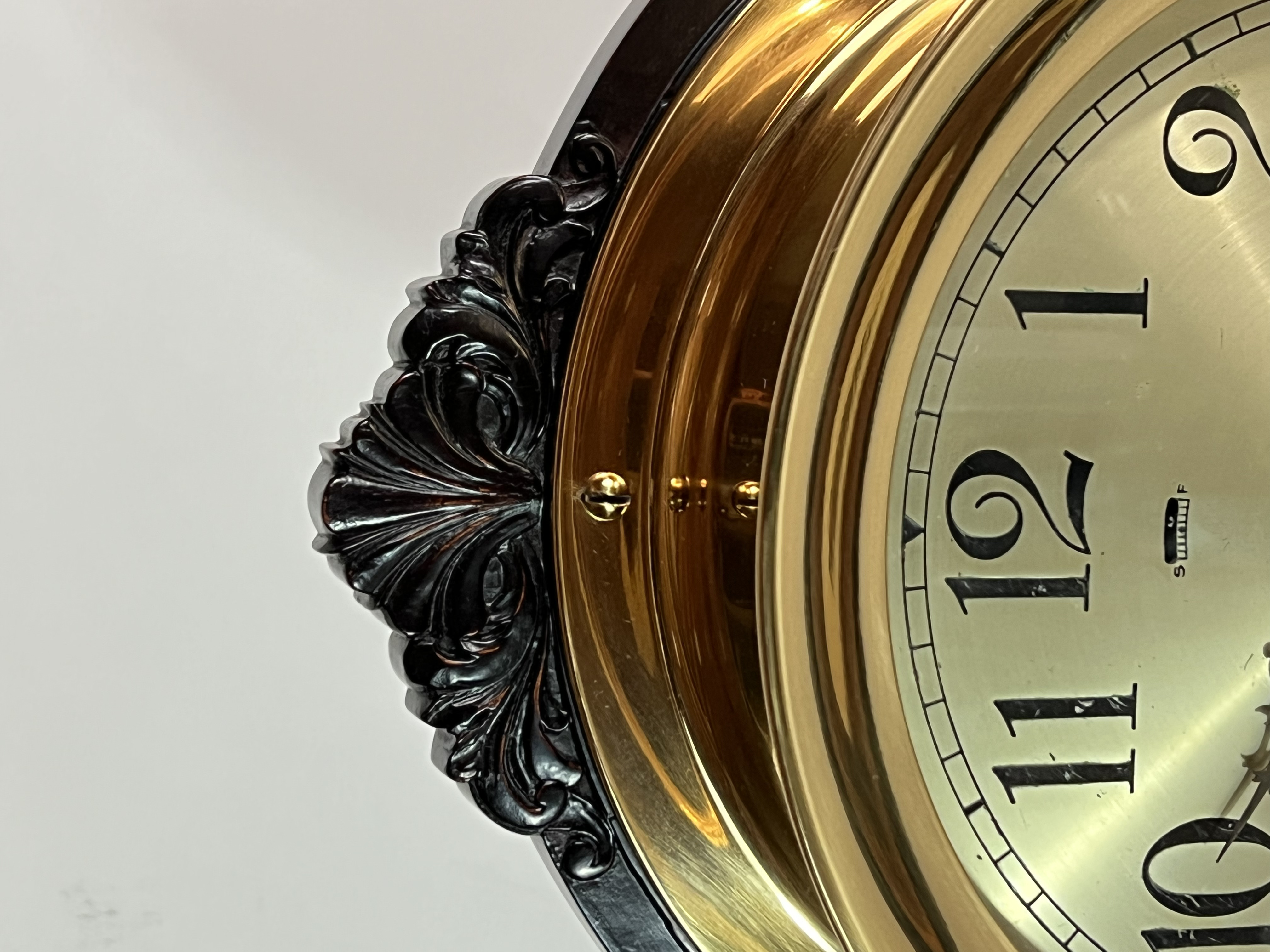 Chelsea 8 1/2 inch Carved Base No. 1 Clock